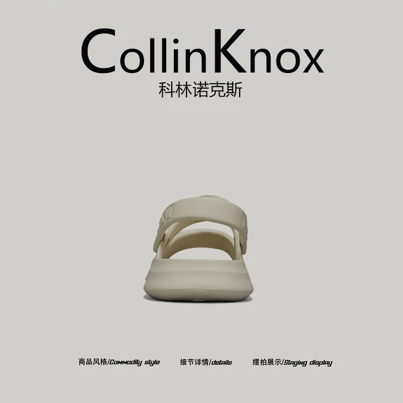 【Đơn giản và dễ phối đồ】Dép mùa hè mới CollinKnox2025 dành cho nam, đi ngoài trời, dép đi biển với cảm giác mềm mại, êm ái.