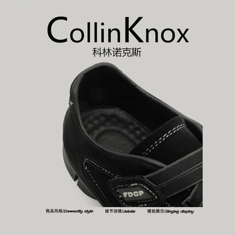Giày thể thao nam CollinKnox 2025 mẫu mới mùa thu, kiểu buộc dây, phong cách Đức, dành cho người yêu thích hoạt động ngoài trời, đi bộ đường dài (khuyên dùng cho khán giả có sở thích đặc biệt).
