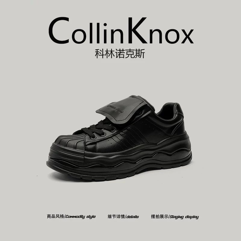 [Phổ biến trong giới thời trang] Giày thể thao nam nữ mới của CollinKnox mùa xuân 2026, giày mũi vỏ sò cao cấp phong cách đường phố