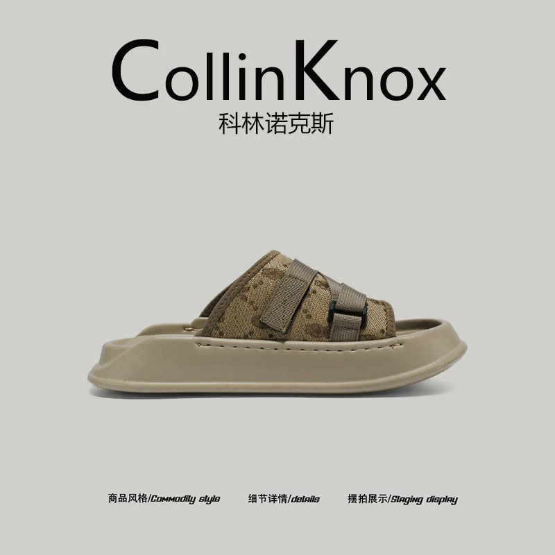 [Sản phẩm mới sắp ra mắt] Dép đi biển CollinKnox 2026 mùa hè mới dành cho nam, đế dày, chống trơn trượt, thời trang và hợp xu hướng
