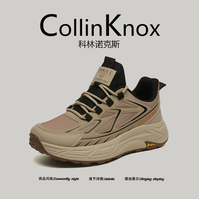 [Chất lượng thương mại quốc tế] Giày thể thao lưới nam CollinKnox Xuân 2026 Mẫu mới Thời trang Giày bố thời thượng