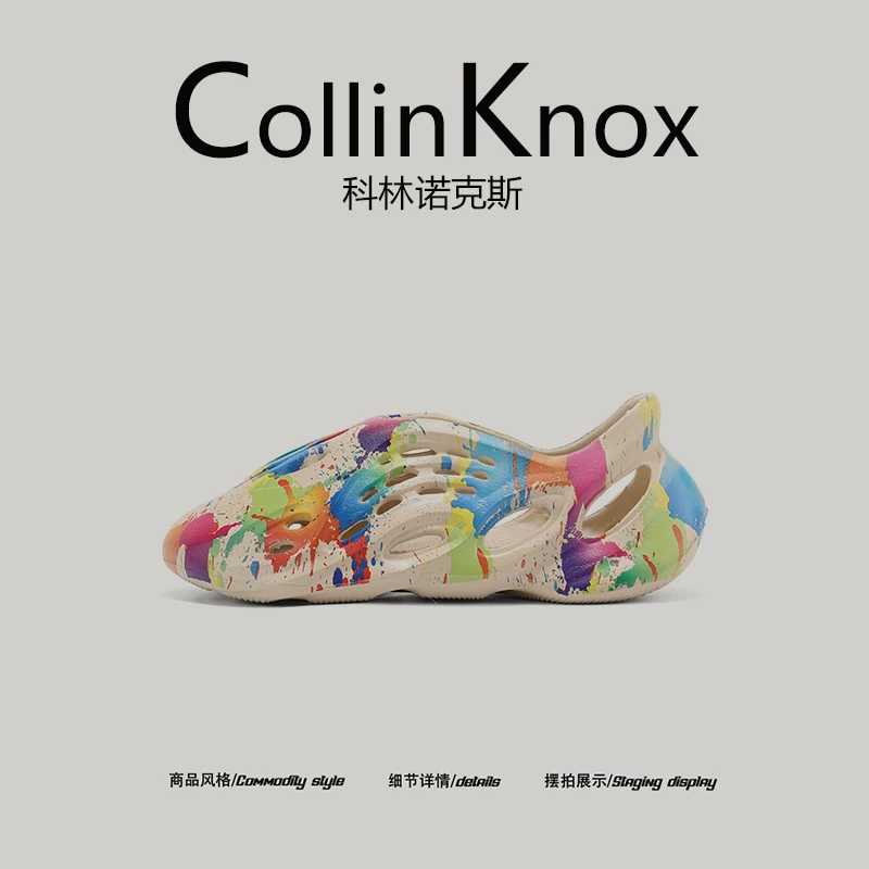 [Phong cách đường phố đa năng] CollinKnox 2025 Dép xỏ ngón mới mùa hè dành cho nam Dép đi biển thoáng khí