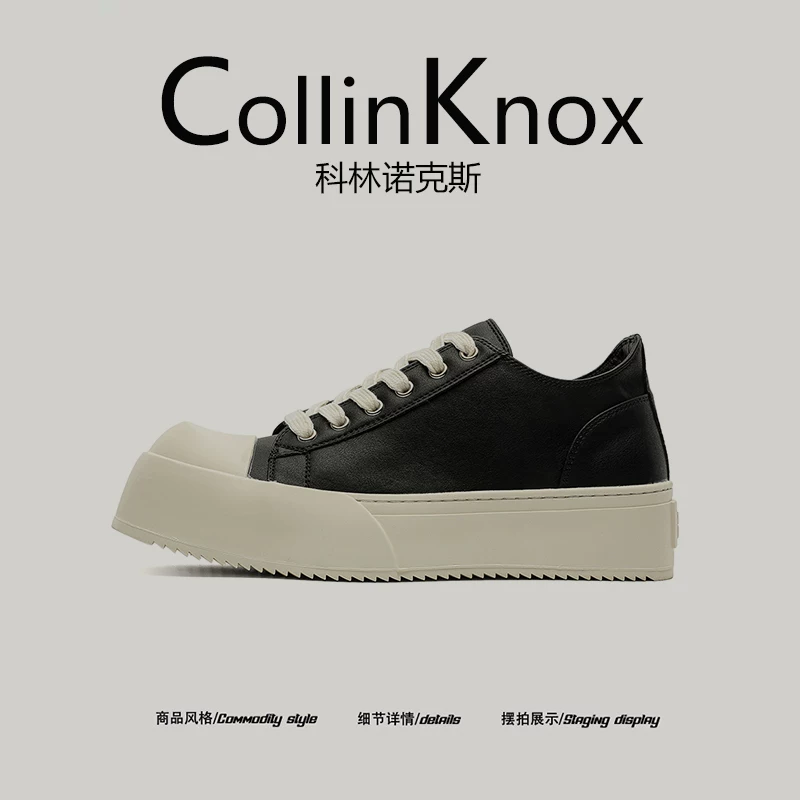 [Đề xuất phổ biến] Giày Derby mũi to nam CollinKnox Thu 2025, Giày da nam độc đáo