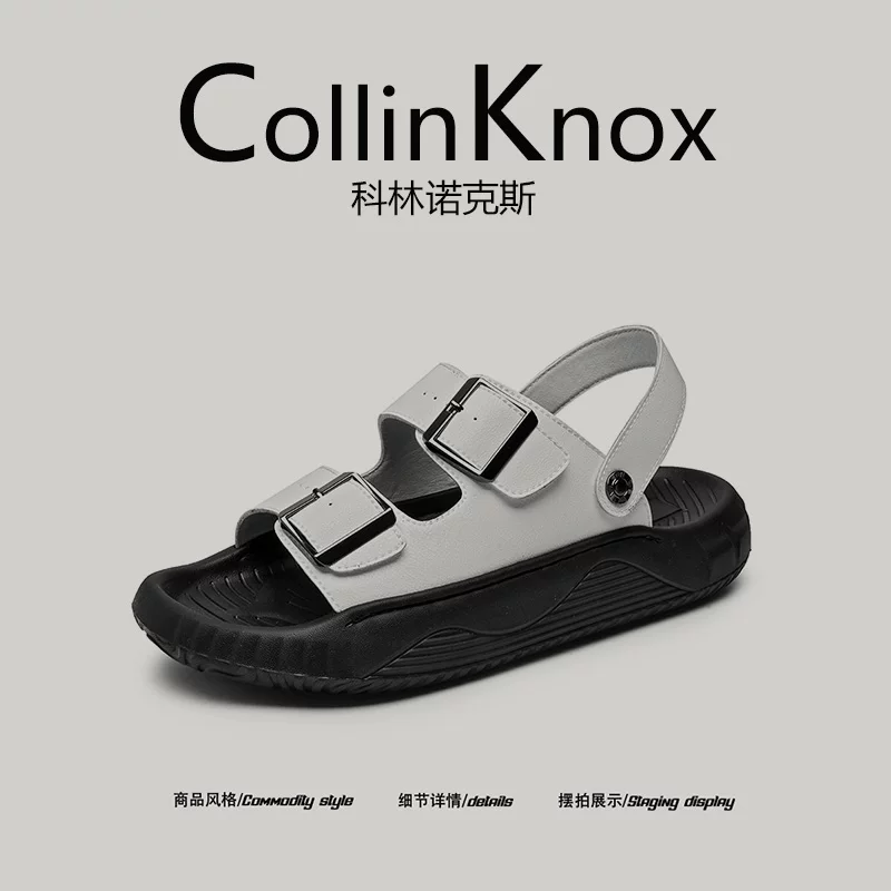 [Thường ngày và đa năng] Dép mùa hè mới CollinKnox 2026 dành cho nam, giày đi biển hai kiểu mang, có thể sử dụng trong nước.