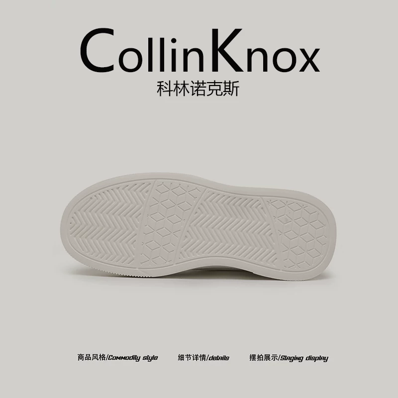 [Chất lượng thương mại quốc tế] Giày thể thao thông thường mới mùa xuân 2026 của CollinKnox dành cho nam, giày đi làm hàng ngày thoáng khí