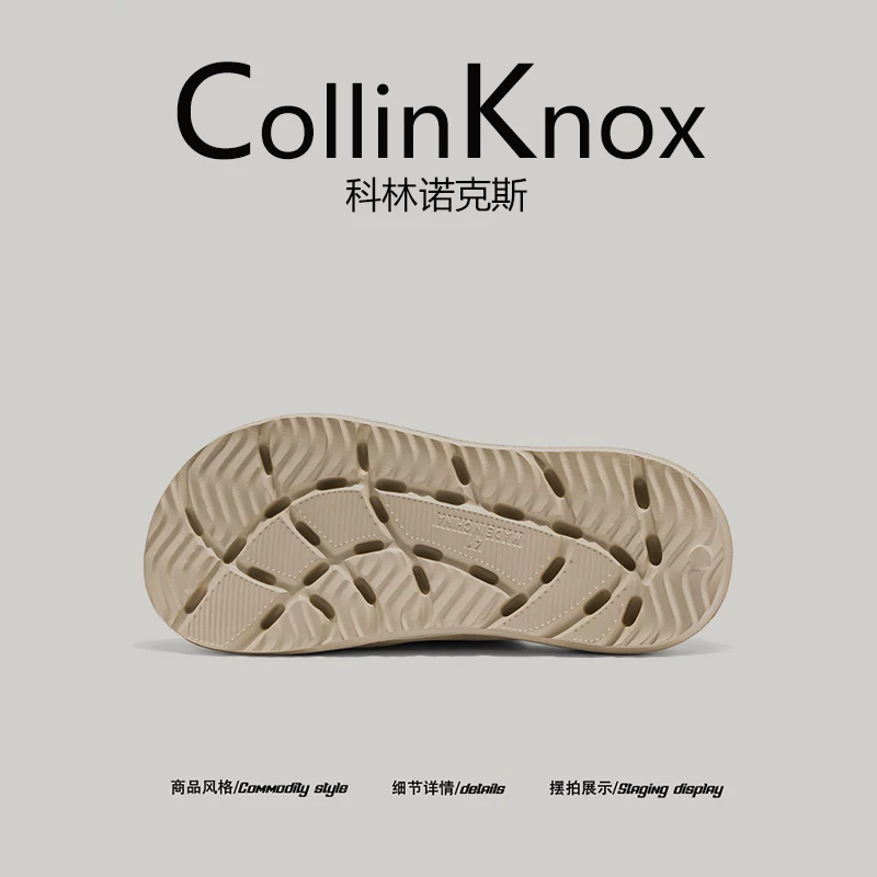 [Trang phục ngày lễ] Dép thể thao CollinKnox 2026 phong cách mùa hè mới theo xu hướng quốc gia dành cho nam, giày đi biển có cảm giác mềm mại.