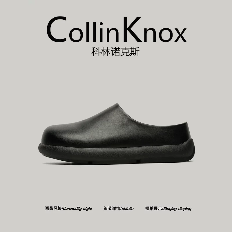 [Siêu nhẹ và chống trơn trượt] Giày Birkenstock đa năng mùa thu mới 2025 của CollinKnox dành cho nam, dép bít mũi trong nhà và ngoài trời.