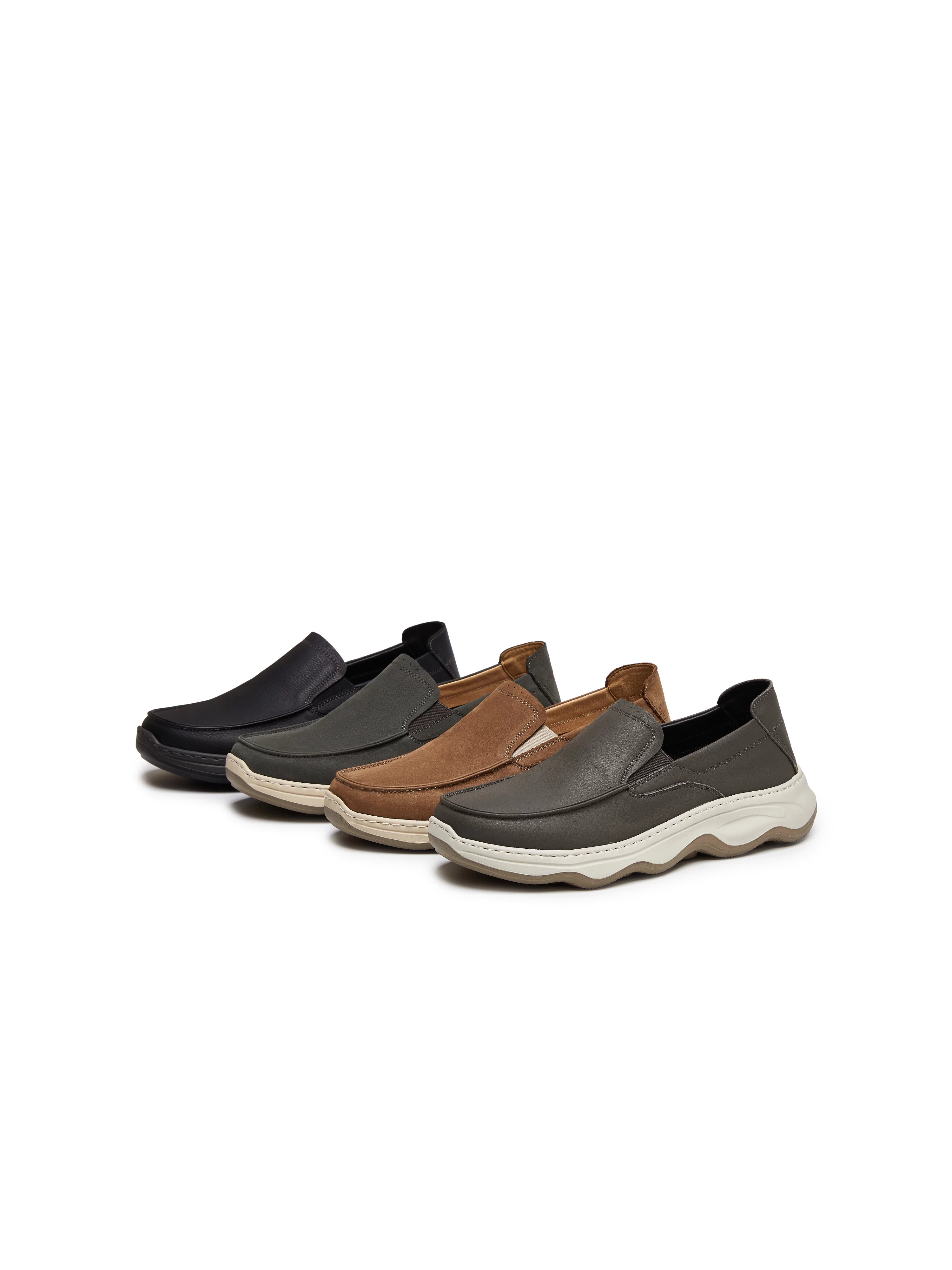 Giày da nam kiểu dáng mới Thu 2025 Tianmeiyi, cùng mẫu với trung tâm thương mại, kiểu lười đi làm, 3VZ01CM5