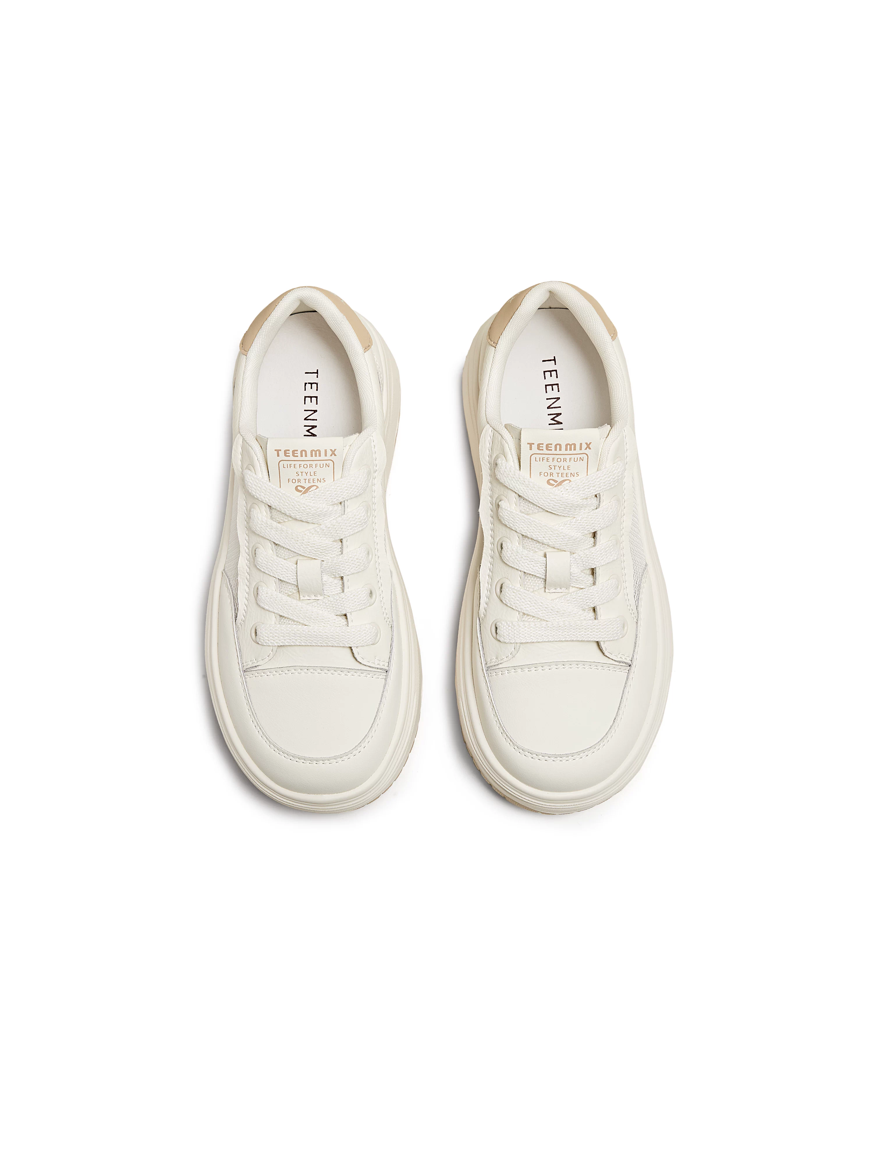 Giày thể thao đế dày tăng chiều cao màu trắng Tianmeiyi lưới thoáng khí dành cho nữ, giày thể thao thông thường, mẫu mùa hè mới BK561BM5