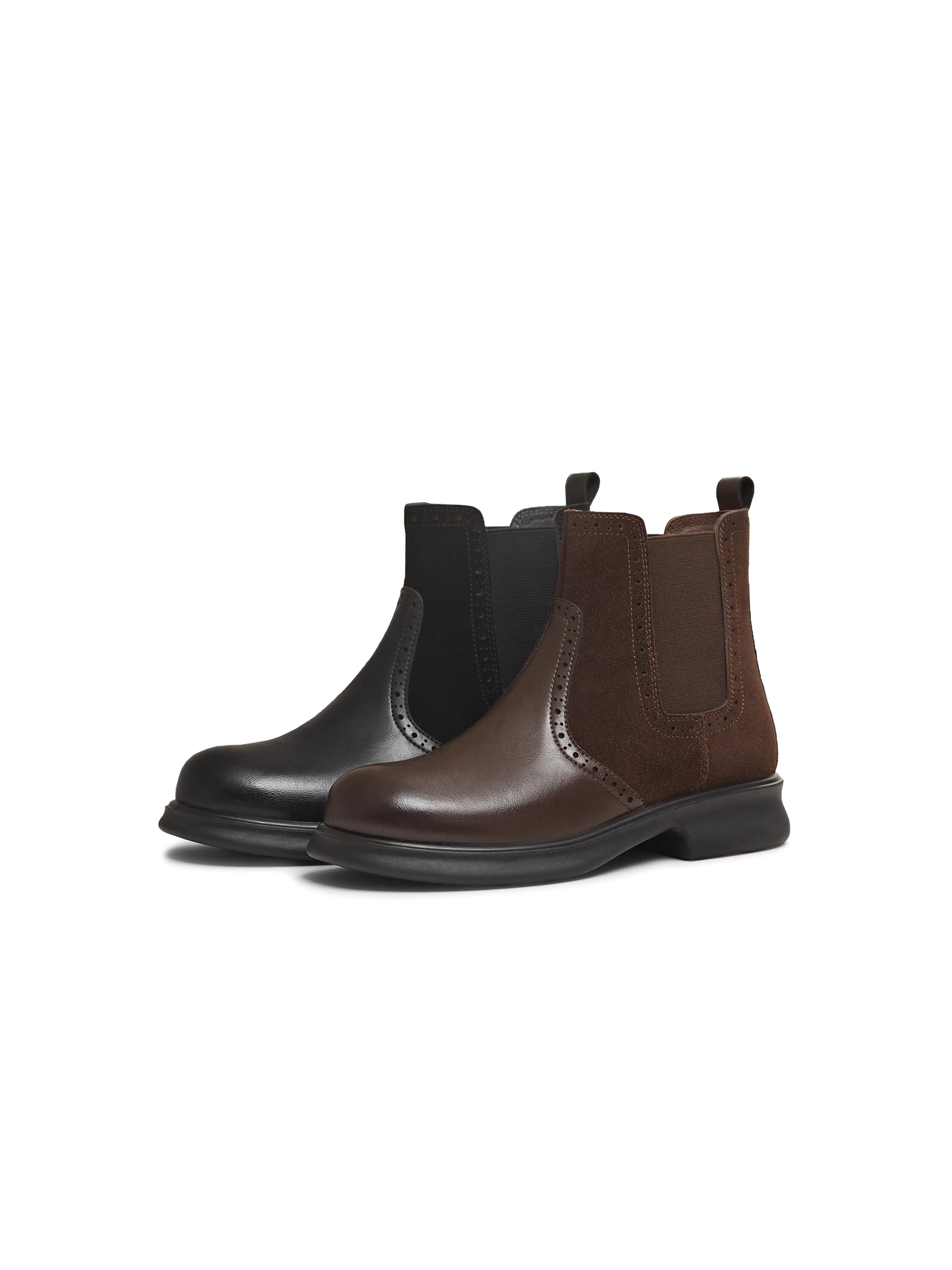 Giày Chelsea cổ điển kiểu Anh Tianmeiyi có lớp lót lông cừu, giày bốt ngắn dành cho nữ, giày bốt thời trang thường ngày, giày bốt da, kiểu mới mùa đông 2025.