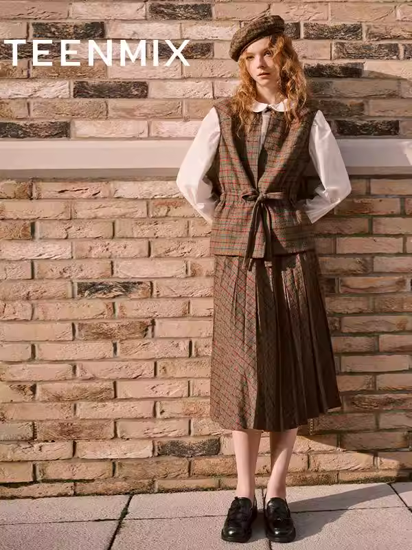 Tianmeiyi Academy Giày đế bằng kiểu Anh giày đế bằng nữ phong cách retro giày đơn giày da nhỏ mùa xuân mẫu mới CXC49AA5