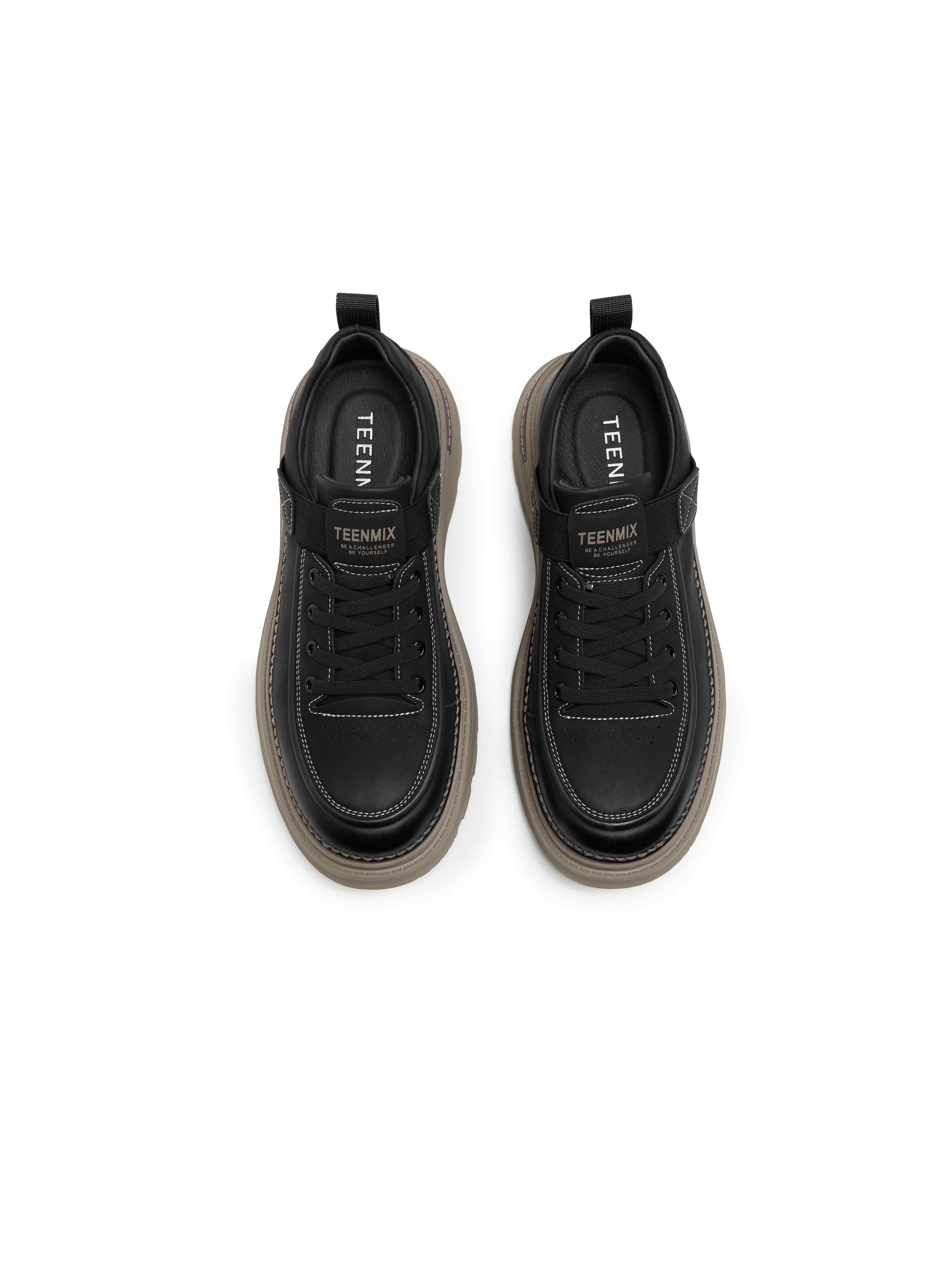 Giày nam công sở đa năng kiểu Anh, đế dày, phong cách mới mùa đông 2025, cùng mẫu với trung tâm thương mại Tianmeiyi 3XN01DM5