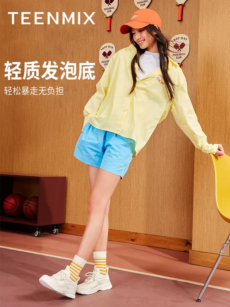 Giày thể thao đế dày thoáng khí Tianmeiyi X series giày thể thao đế mềm giày thể thao nữ kiểu dáng mới mùa hè