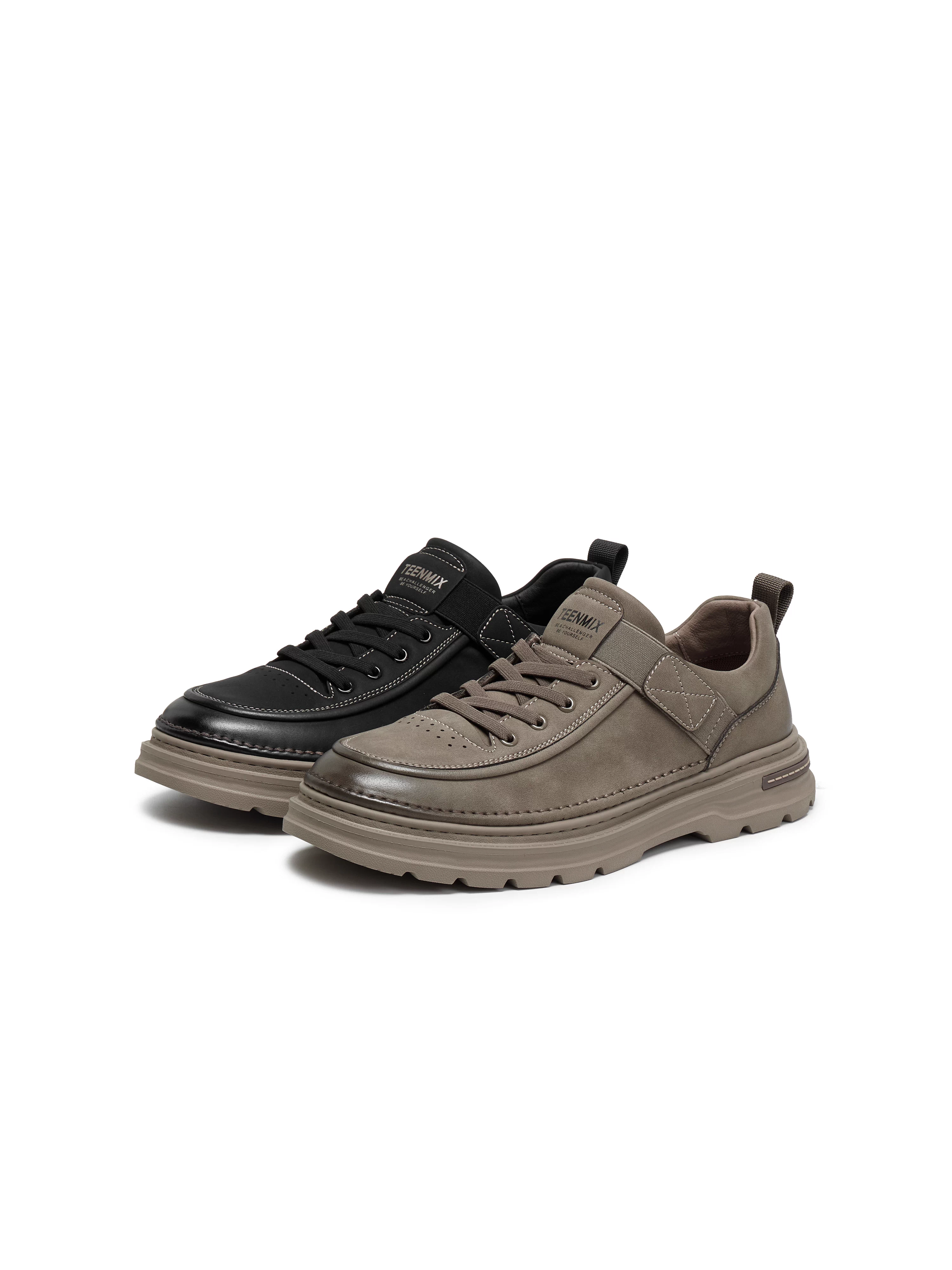 Giày nam công sở đa năng kiểu Anh, đế dày, phong cách mới mùa đông 2025, cùng mẫu với trung tâm thương mại Tianmeiyi 3XN01DM5