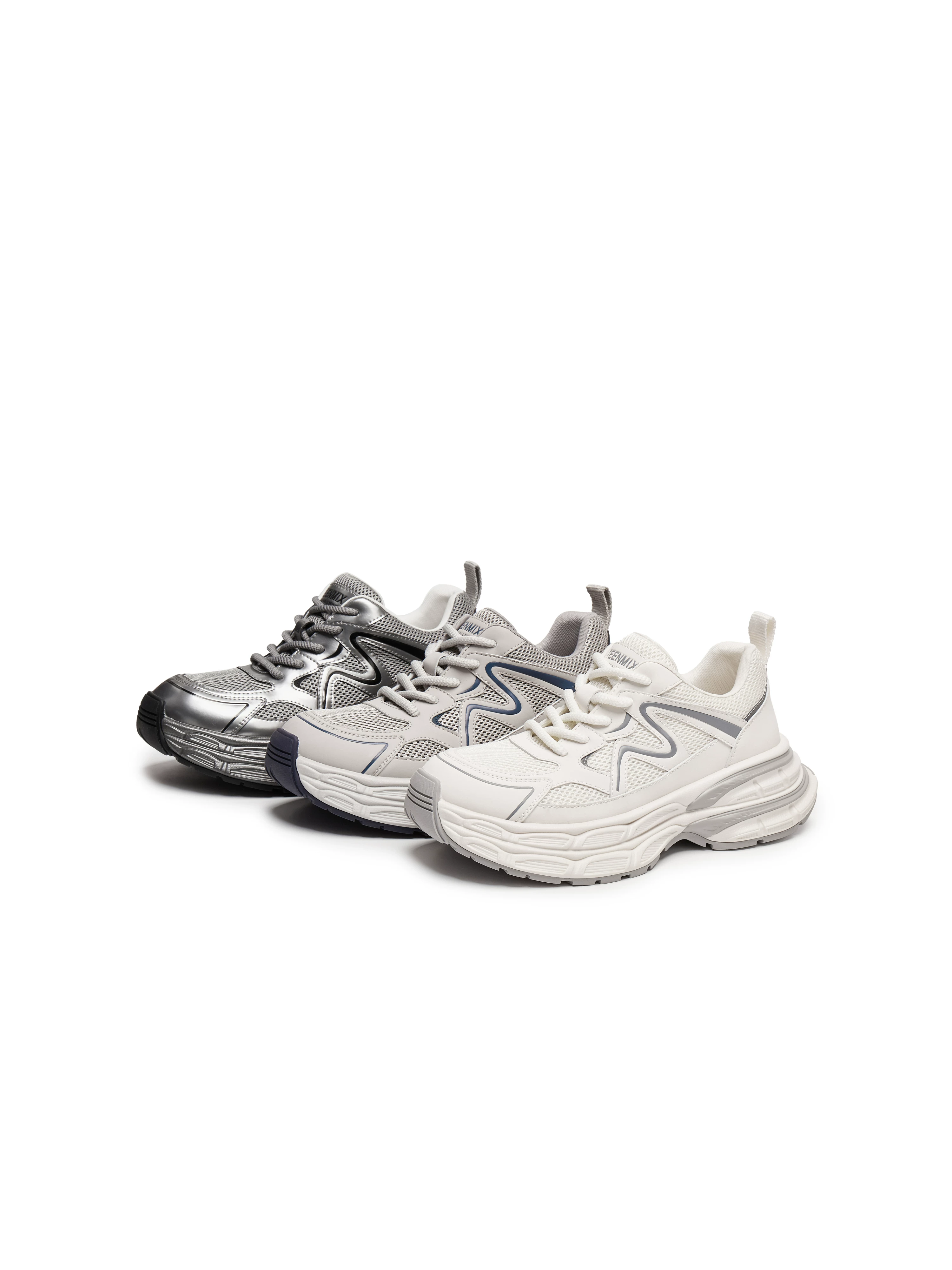 Giày thể thao nam Tianmeiyi 2025 thu đông mới, kiểu dáng thời trang, dây buộc, đế dày, phong cách năng động, dành cho bố, mã LDX37CM5