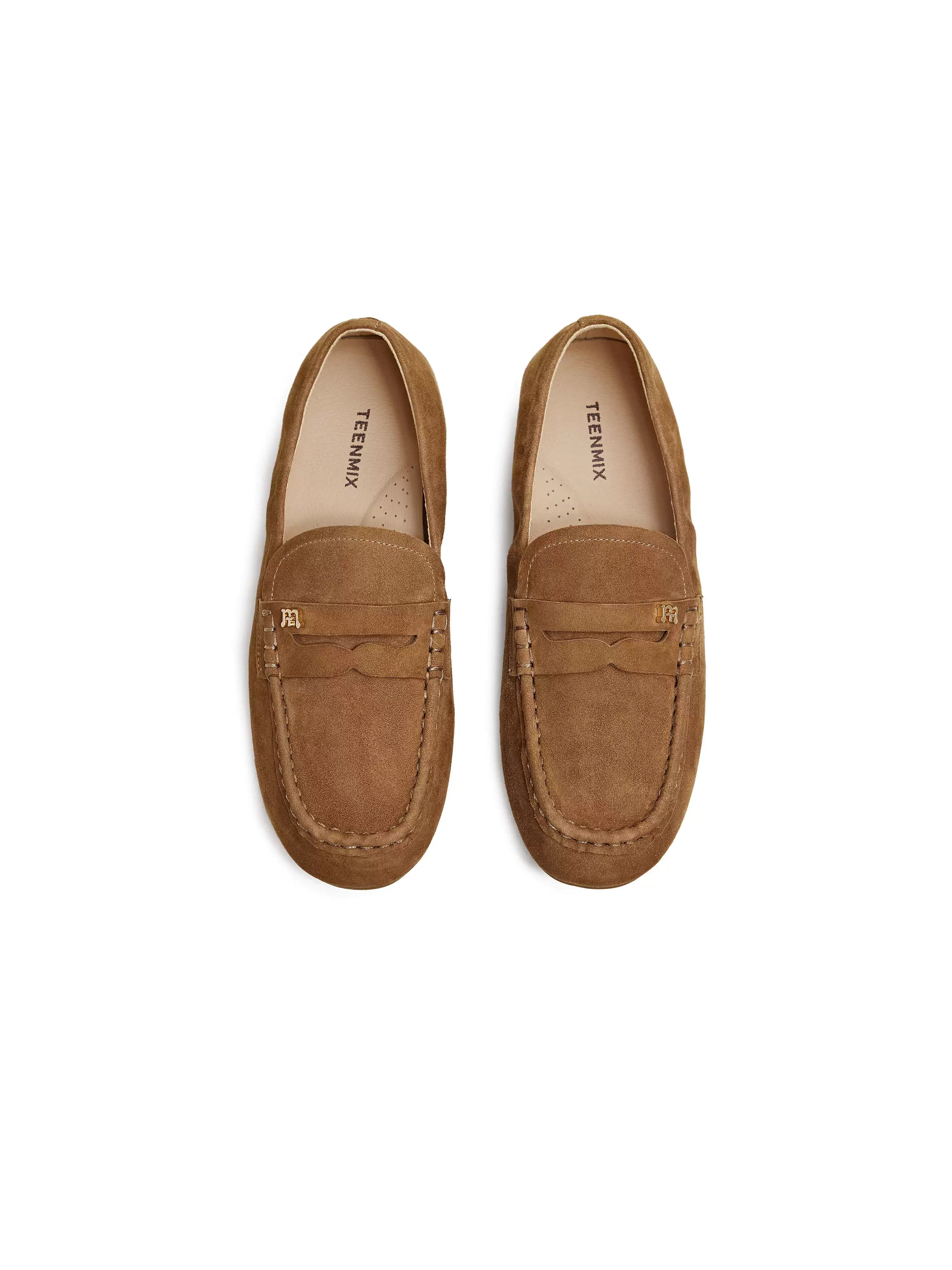 Tianmeiyi retro đế mềm giày đế bằng nữ da thường giày đơn giày mùa xuân 2026 mẫu mới CRY06AA6