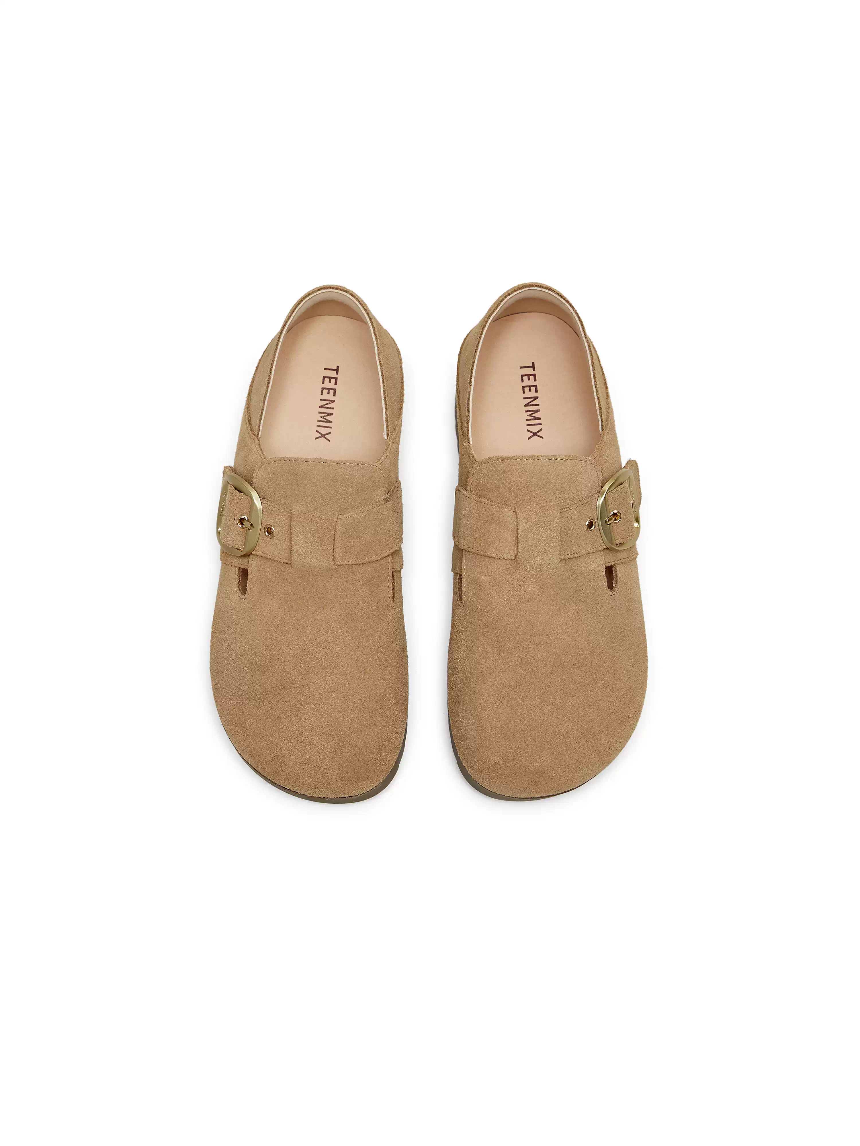 Giày Birkenstock đế dày hai chiều kiểu cổ điển Tianmeiyi, giày lười nữ kín hoàn toàn, mẫu mới mùa xuân 2026.