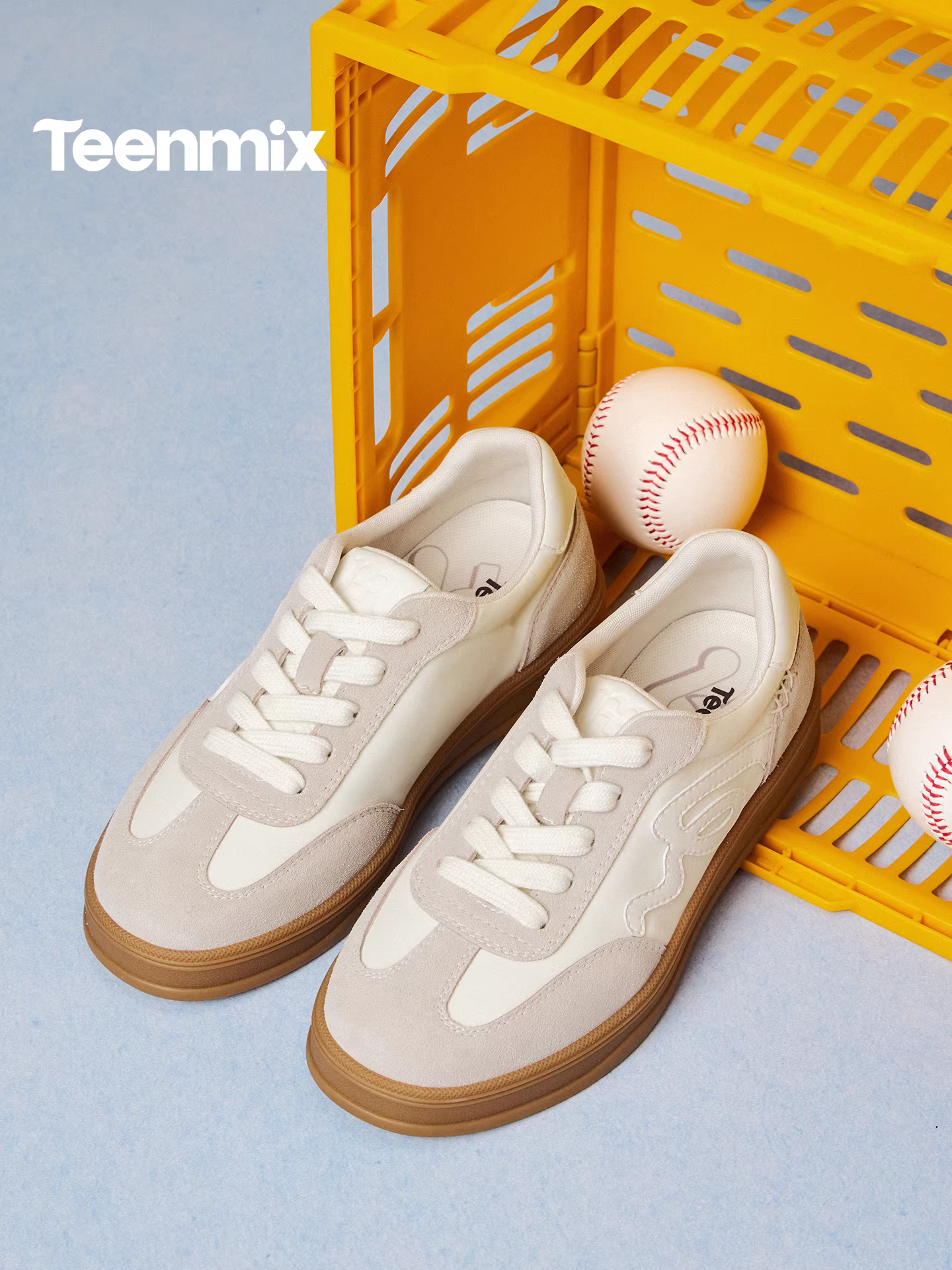 Giày tập luyện đế dày Tianmeiyi Agande, giày thể thao, giày trắng thông thường dành cho nữ, mẫu mới mùa xuân 2026 KG157AM6