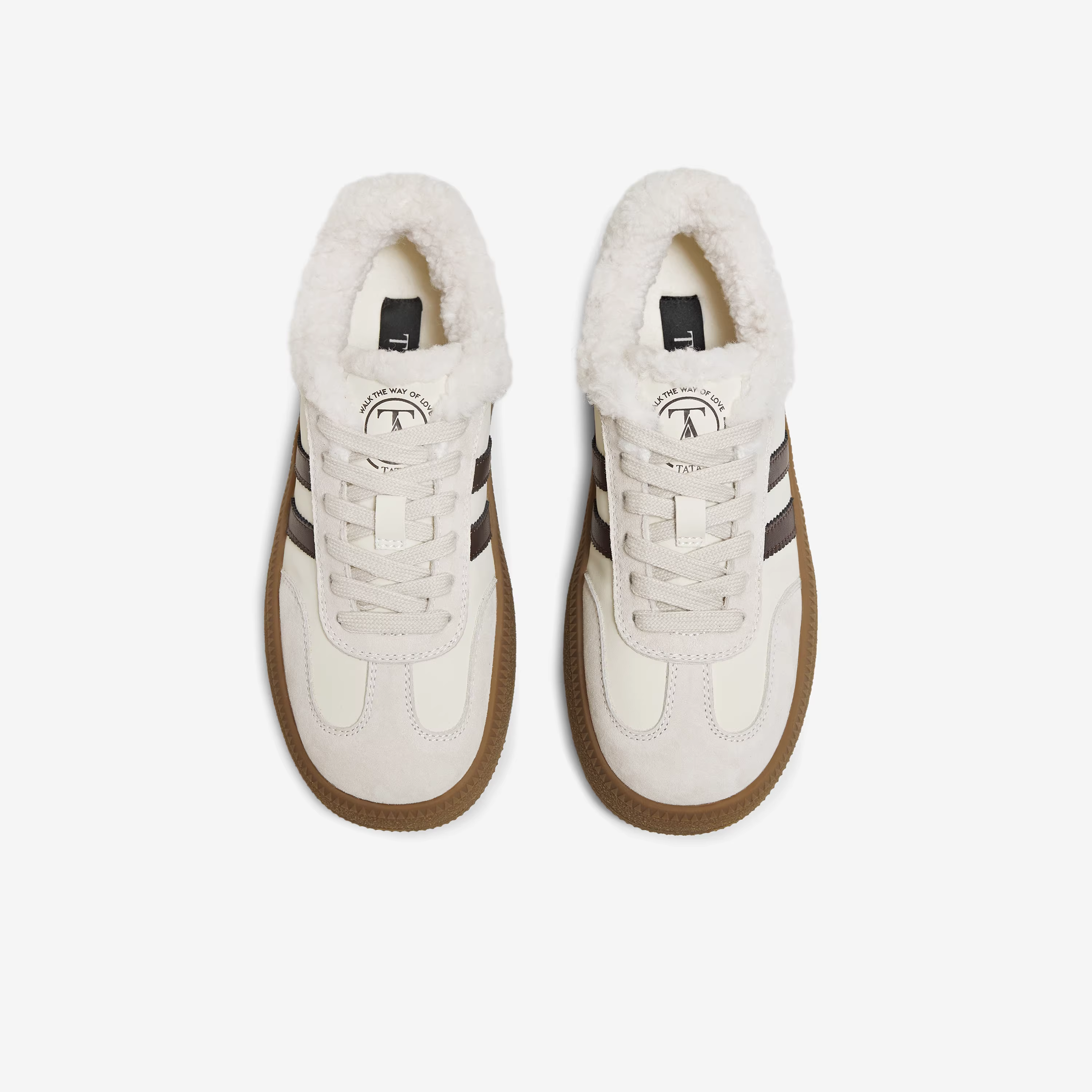 Giày nữ TATA mùa đông mẫu mới Giày tập luyện Đức đa năng nhẹ nhàng, giày thể thao thông thường Giày Forrest Gump WB401CM4