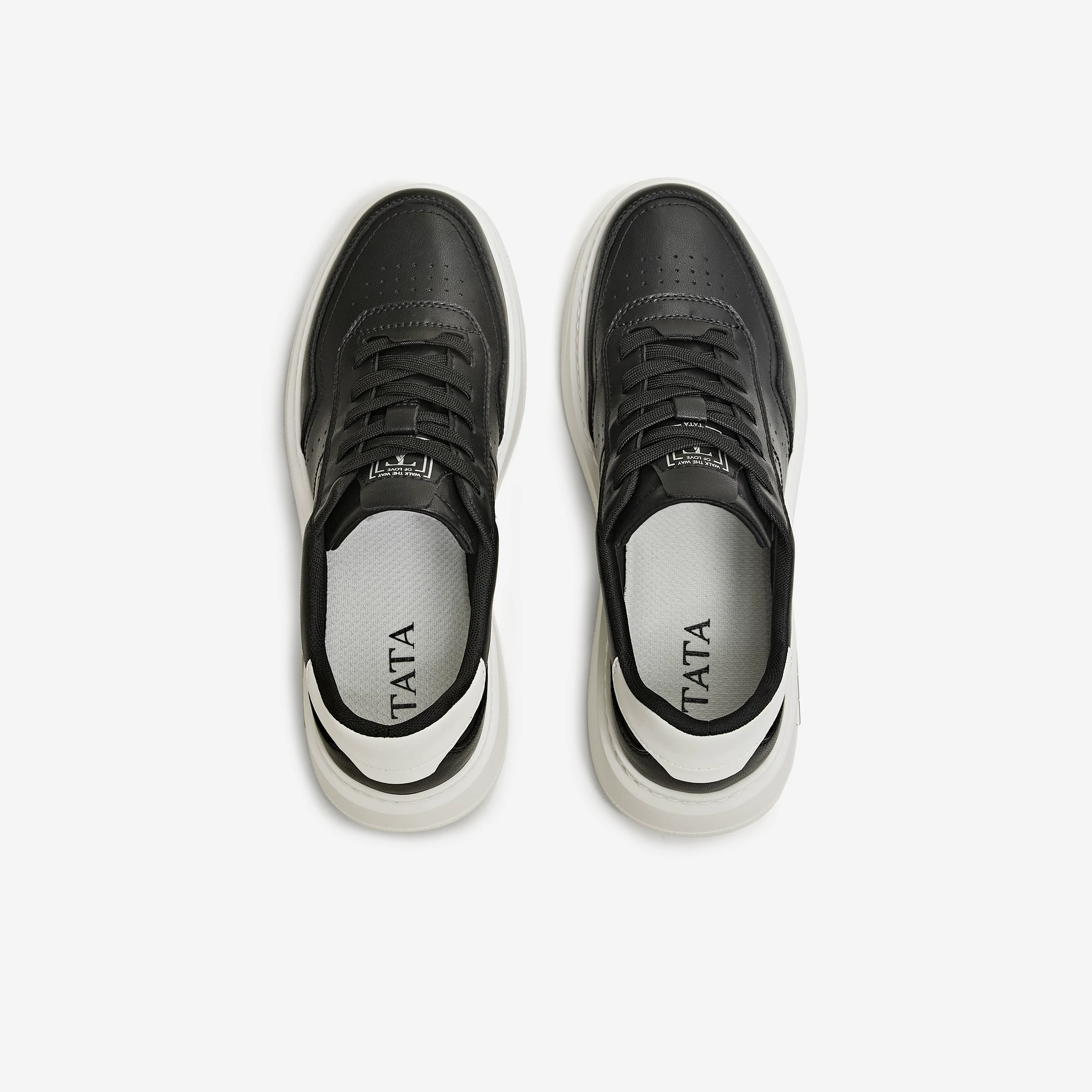 Giày Nam TATA 2026 Mùa Xuân Mới Giày Thể Thao Thoải Mái Đa Năng Giày Đế Dày Tăng Chiều Cao Giày QJB01AM6