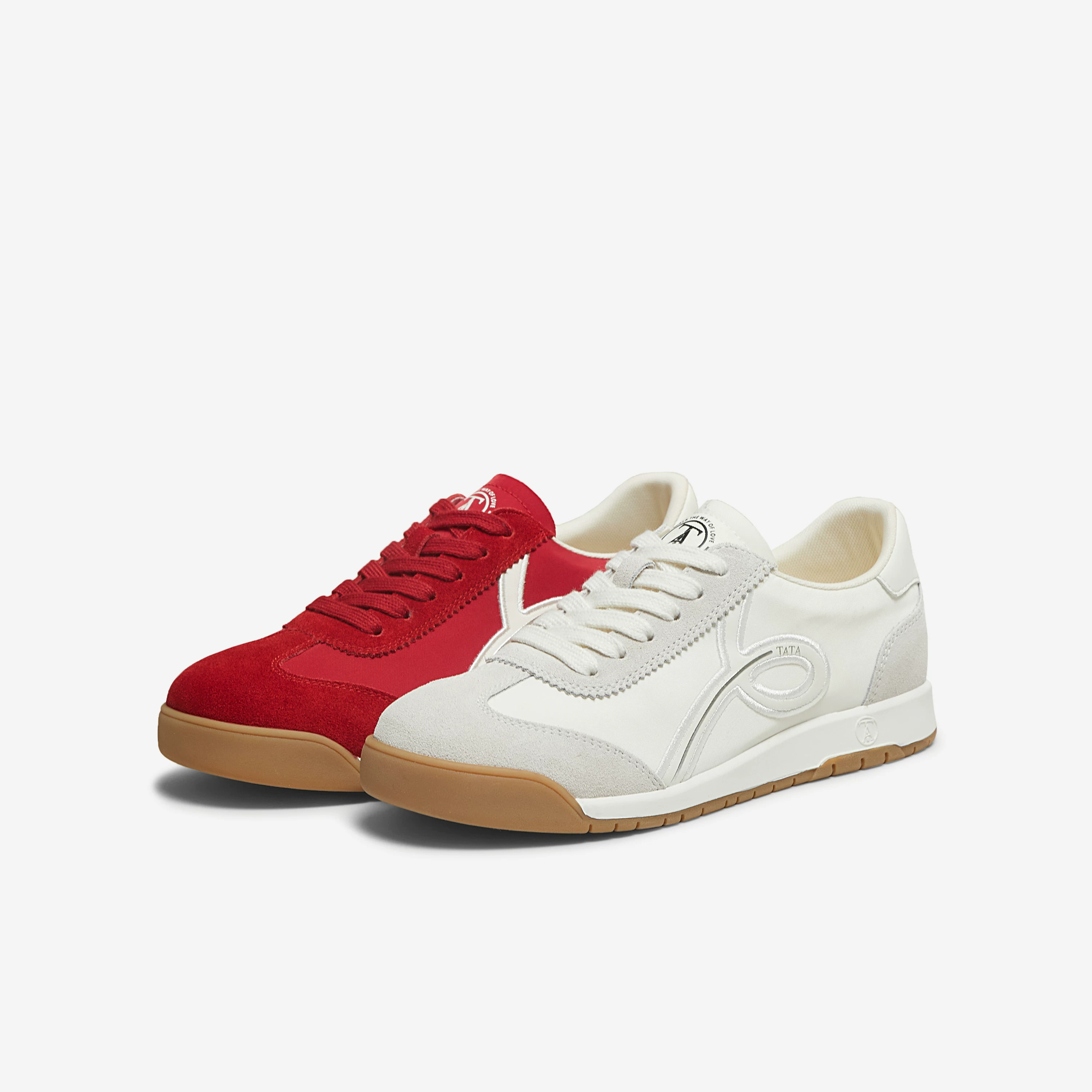 Giày Nữ TATA 2025 Mùa Đông Mới Giày Sneaker Đế Dày Thể Thao Giày Thường Ngày Giày Tập Luyện Đức 8DCB3CM5