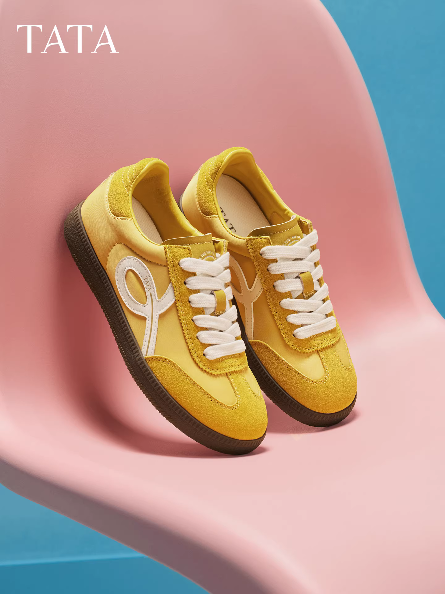 TATA His and Hers Đi cùng nhau Giày nữ Giày mùa xuân Phong cách cặp đôi Giày tập luyện Đức Giày Forrest Gump Giày thể thao thông thường Giày thể thao nam CK803AM6