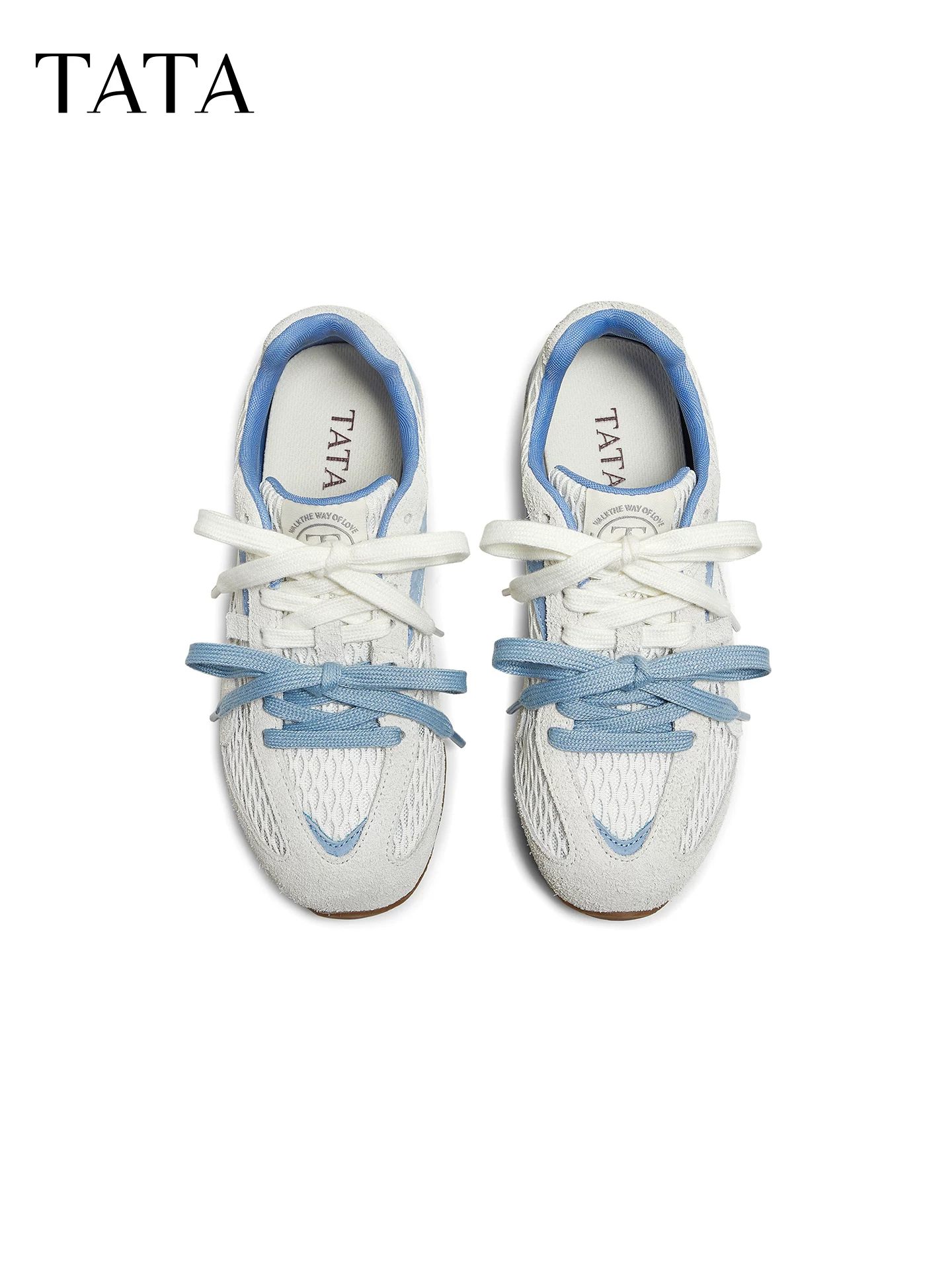 Giày Nữ TATA 2025 Mùa Đông Giày Tập Đức Giày Thường Thoáng Khí Giày Thể Thao Đa Năng GVC01CM5