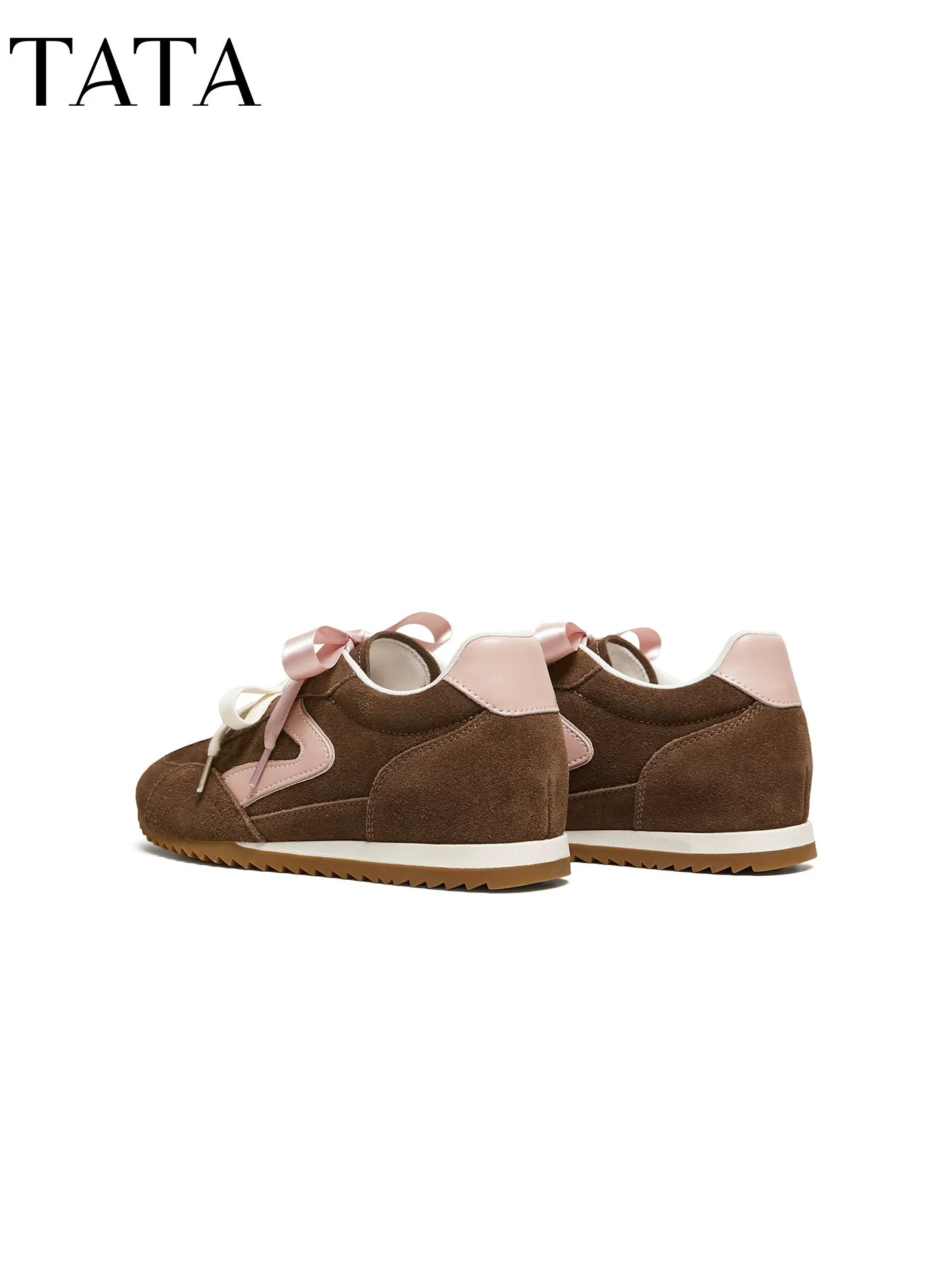 Giày Nữ TATA 2026 Mùa Xuân Mới Giày Thường Ngày Đức Giày Tập Luyện Đế Bằng Giày Thể Thao GXT03AM6