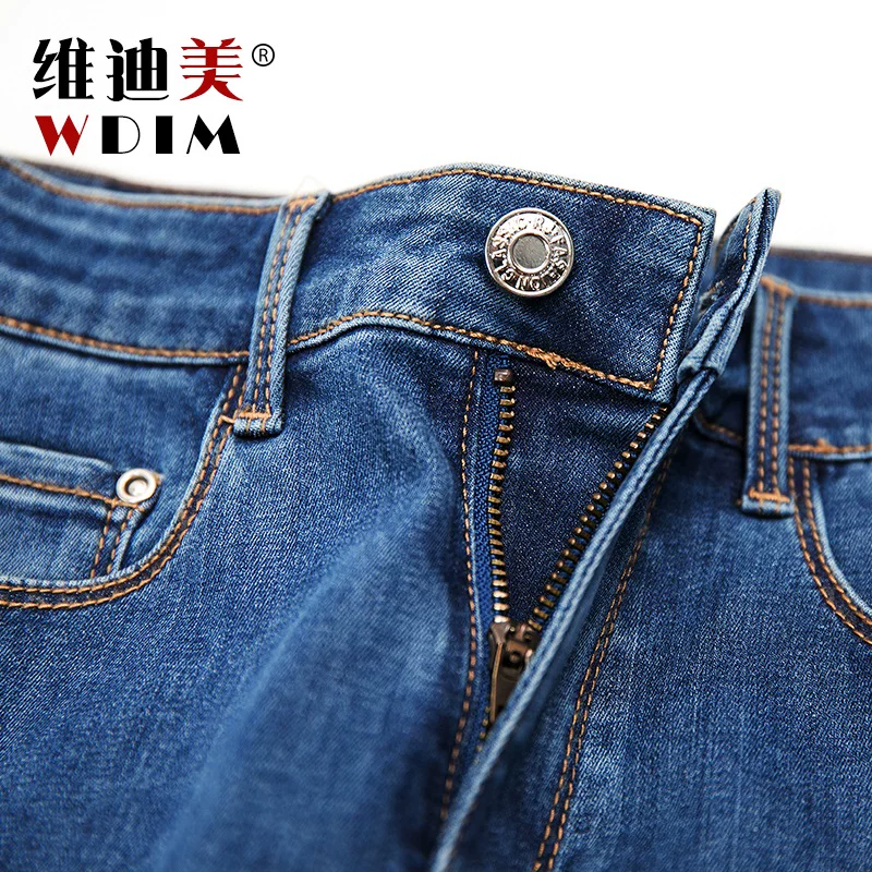 Quần jean skinny cạp cao nữ, dài đến mắt cá chân, kiểu mới xuân thu 2025, quần nữ thương hiệu tôn dáng, quần ôm dáng.