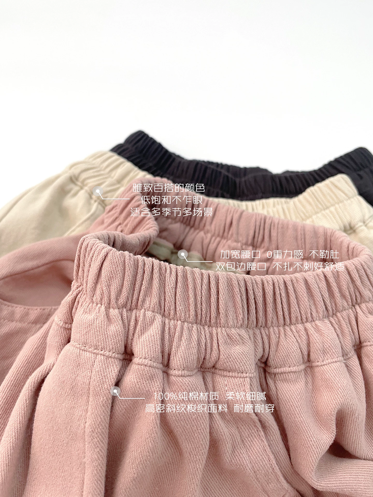 Phải mua ngay~ Quần cargo cotton nguyên chất phong cách Hàn Quốc, đa năng và siêu mềm mại~ thích hợp cho mùa xuân thu, hợp thời trang và sành điệu cho cả nam và nữ, dáng rộng rãi với gấu quần bo.