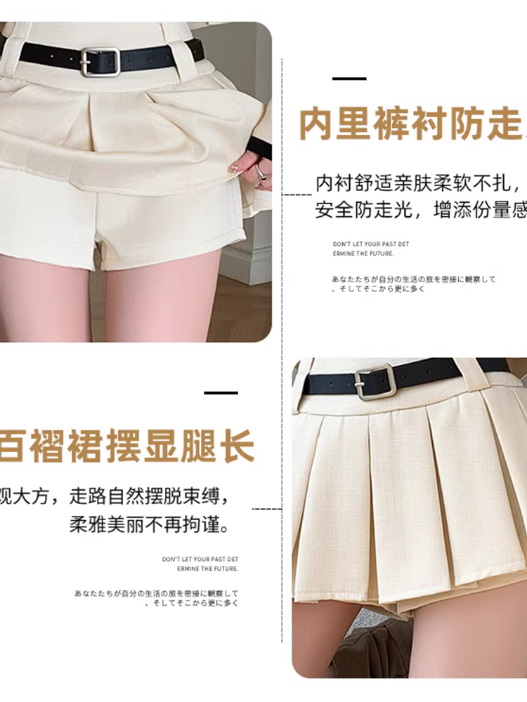 Váy xếp ly màu cà phê, váy jk xuân thu nữ, váy rất đẹp, váy mini cạp cao gợi cảm