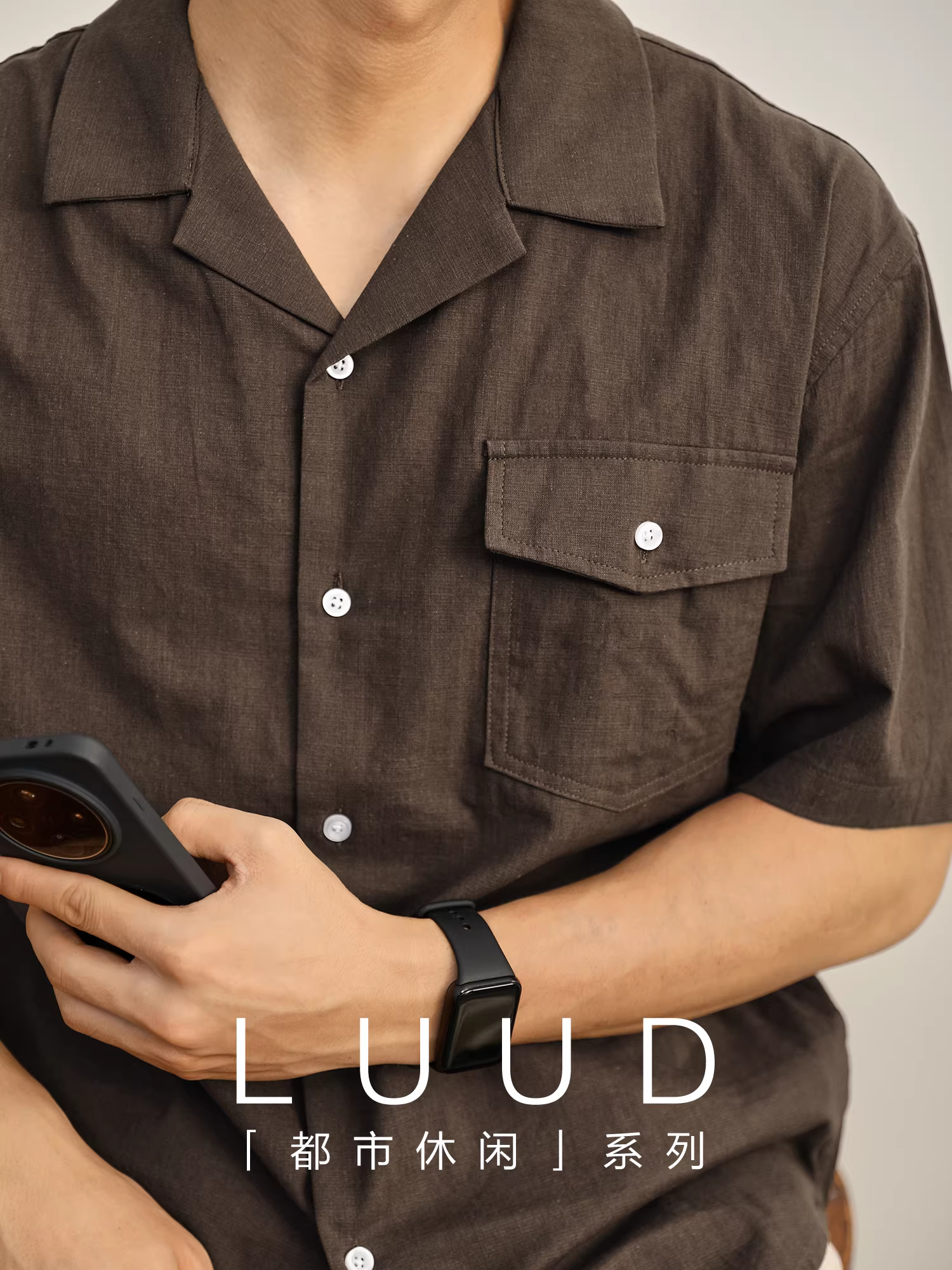 Khuyến mãi đặc biệt: Áo sơ mi nam chất liệu cotton-linen kiểu cổ Cuba, tay ngắn, có túi, phong cách tiền cổ điển, nhẹ, thoáng khí, áo sơ mi thường ngày rộng rãi, thoải mái, thích hợp cho kỳ nghỉ.