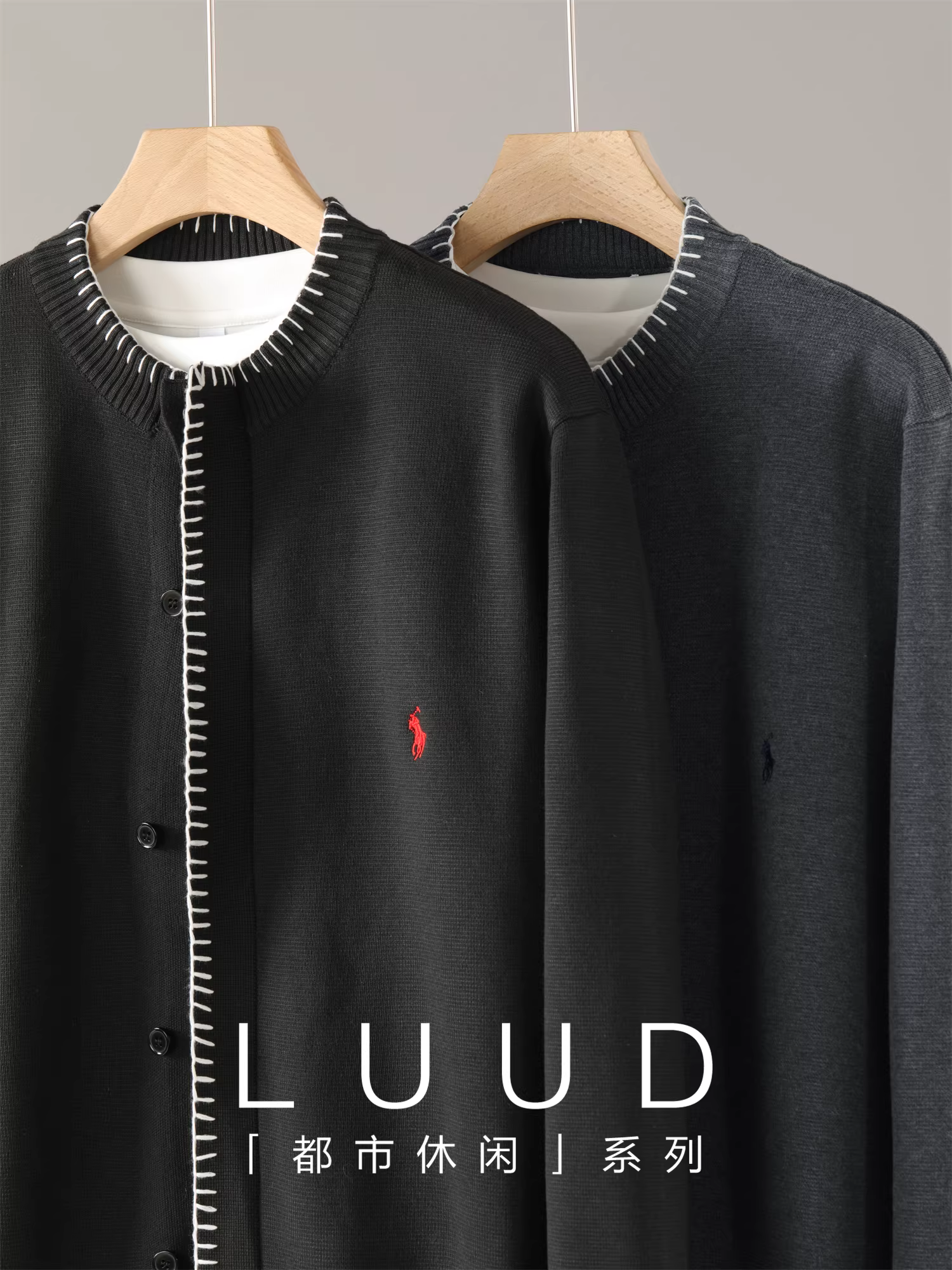 Ưu đãi đặc biệt: Áo cardigan dệt kim kiểu dáng giản dị dành cho nam, có đường may nổi trên cổ áo, chất liệu sợi cotton giả, áo khoác ấm áp, thích hợp cho mùa thu đông.