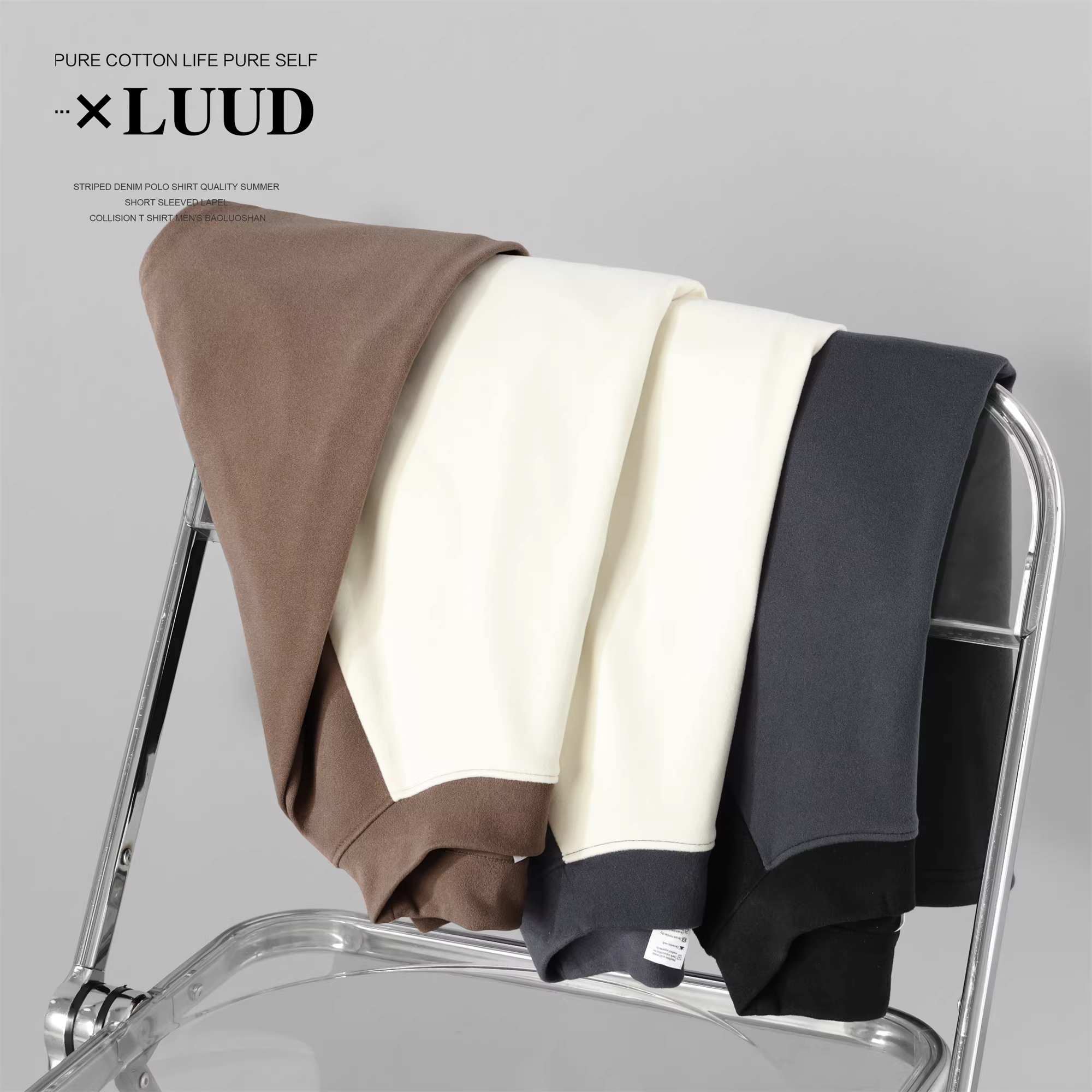 Ưu đãi đặc biệt: Áo lót nam chất liệu nhung chải mềm mại, thân thiện với da, áo thun dài tay phối màu thời thượng, áo kiểu dáng ôm vừa cổ, đa năng.