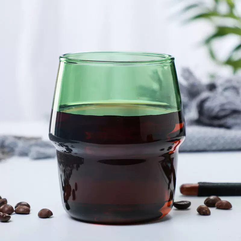 Ly thủy tinh màu kiểu Nhật, ly cà phê, ly nước, ly đồ uống, ly nước ép, ly sữa, ly ăn sáng, ly văn phòng, kiểu dáng hiện đại, sáng tạo