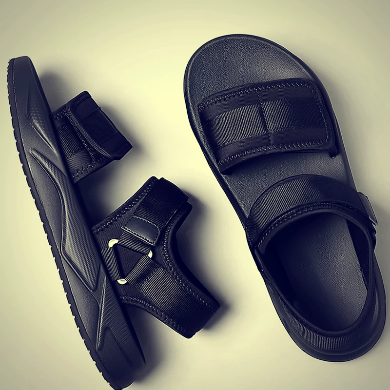 Giày sandal kiểu Anh cho nam, giày thể thao và giải trí đích thực mới dành cho những chuyến đi chơi mùa hè, giày đi biển đế dày, nhẹ, chống trơn trượt cho nam