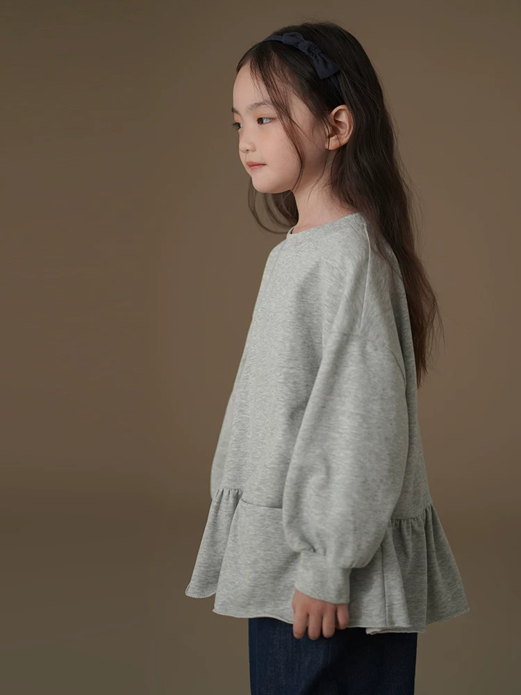Quần áo trẻ em Hazi Áo len trẻ em mùa xuân thu Áo cotton mỏng thân thiện với da Áo khoác bé gái Quần áo mùa xuân bé gái 2025 Phong cách mới