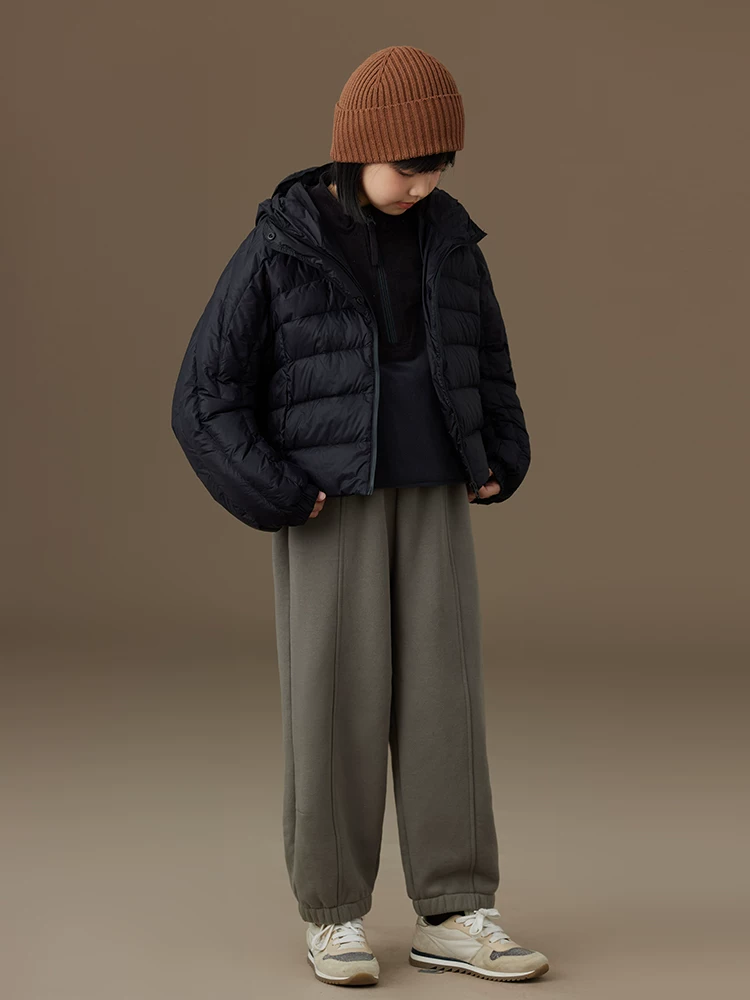 Quần ống đứng dày dặn ấm áp mùa đông cho bé trai và bé gái, quần jogger cotton thân thiện với làn da