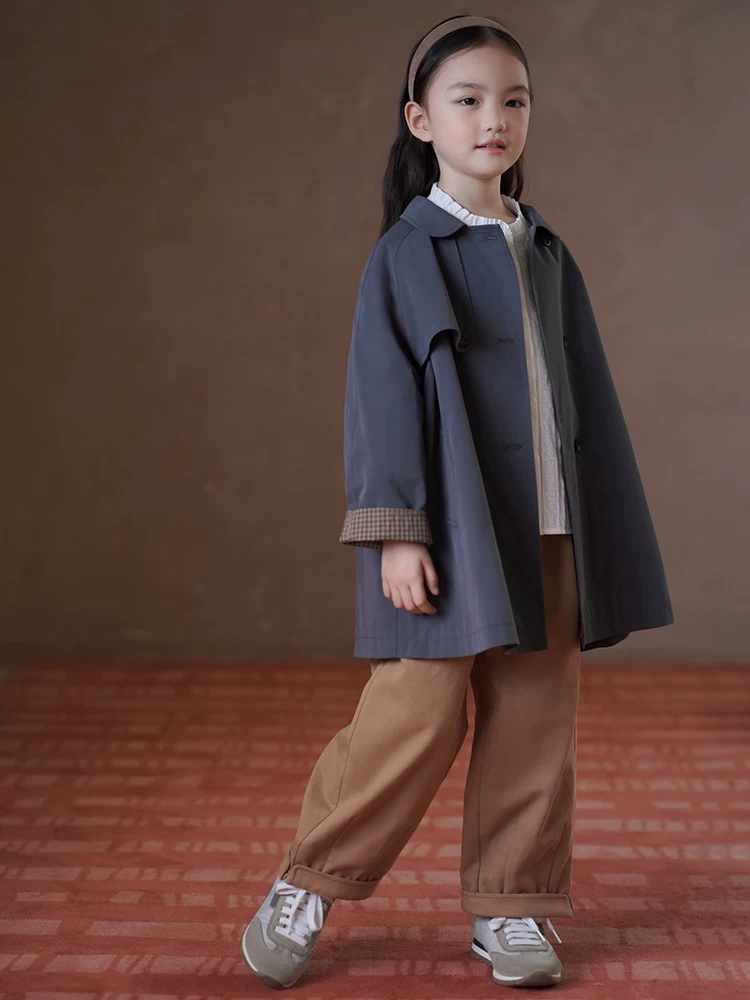 Quần thường ngày cho trẻ em mùa xuân thu, quần cà rốt rộng rãi cho bé trai và bé gái, quần kaki đa năng cho trẻ lớn.