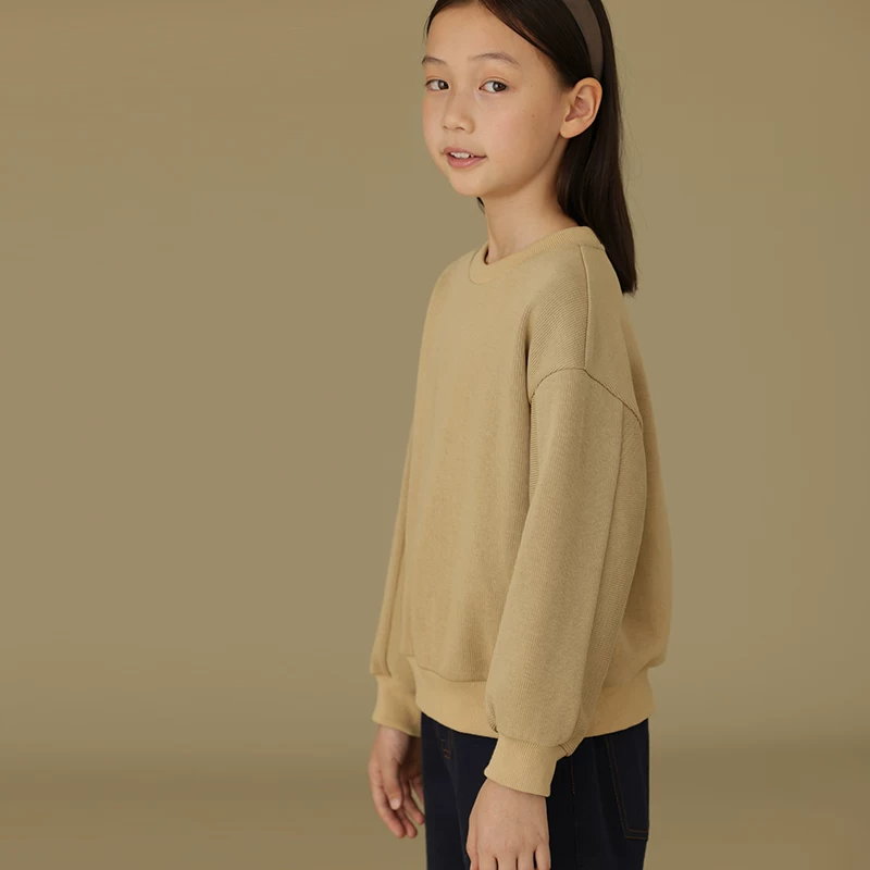 Hazi Quần Áo Trẻ Em Mùa Thu Hàng Mới Về Trẻ Em Dệt Kim Cotton Cổ Tròn Thể Thao Áo Bé Trai Bé Gái Áo Khoác Mỏng