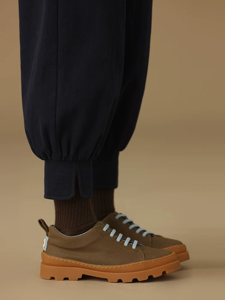 Quần dài trẻ em thu đông, chất liệu mềm mại, kiểu jogger, màu xanh navy, dành cho bé trai và bé gái