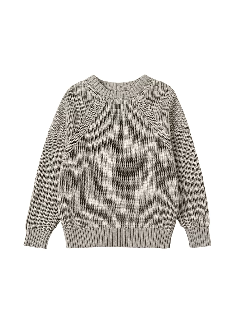Quần áo trẻ em áo len chui đầu mùa thu đông chất liệu cotton thân thiện với da áo bé trai và bé gái lớp lót ấm áp phong cách