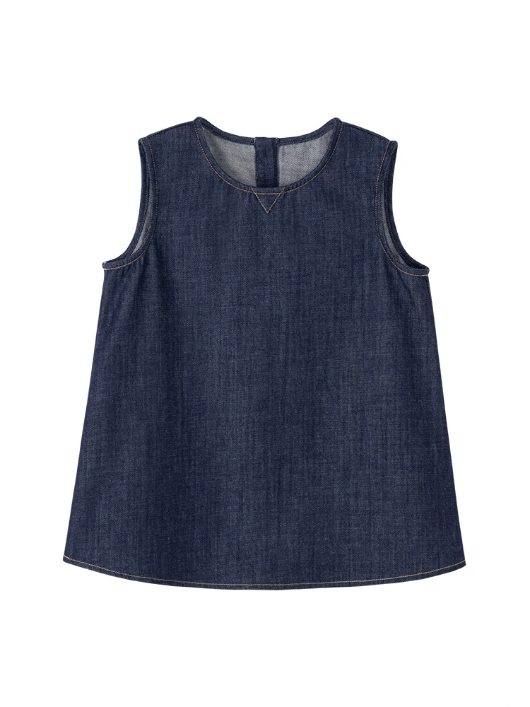 Áo khoác denim bé gái mùa hè chất liệu cotton mỏng, đa năng, mặc thường ngày, dùng làm áo khoác ngoài