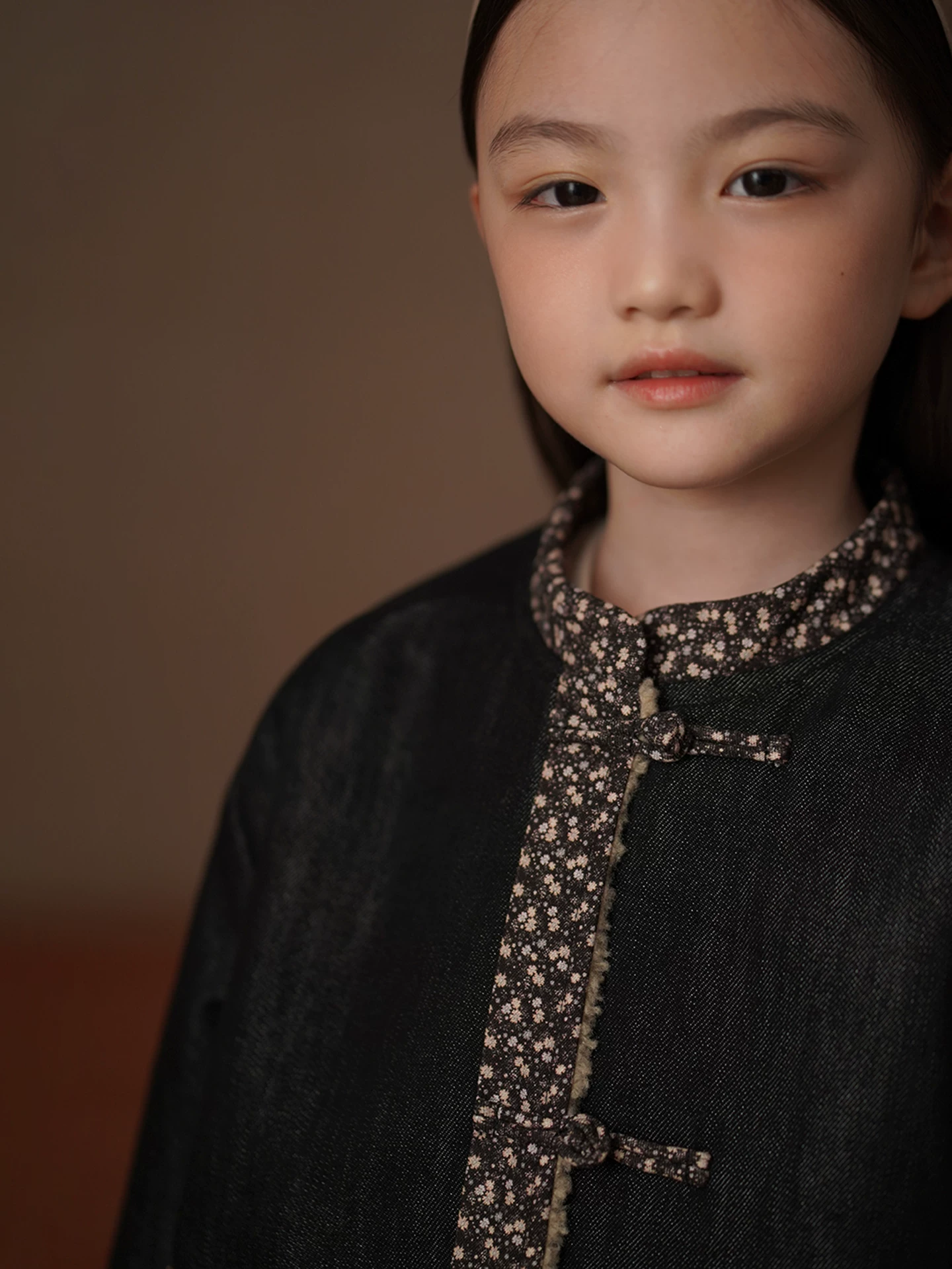 Áo khoác len giả lông cừu mùa đông cho bé gái, áo khoác denim phong cách Trung Quốc mới, trang phục mùa đông cho bé gái, 25 kiểu mới