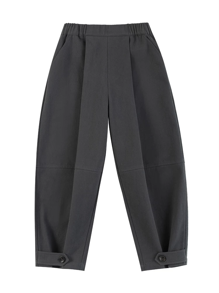 Quần áo trẻ em mùa thu đông quần dài trẻ em cotton thân thiện với da quần cargo có thể chuyển đổi quần thể thao quần thể thao bé trai và bé gái quần thường ngày