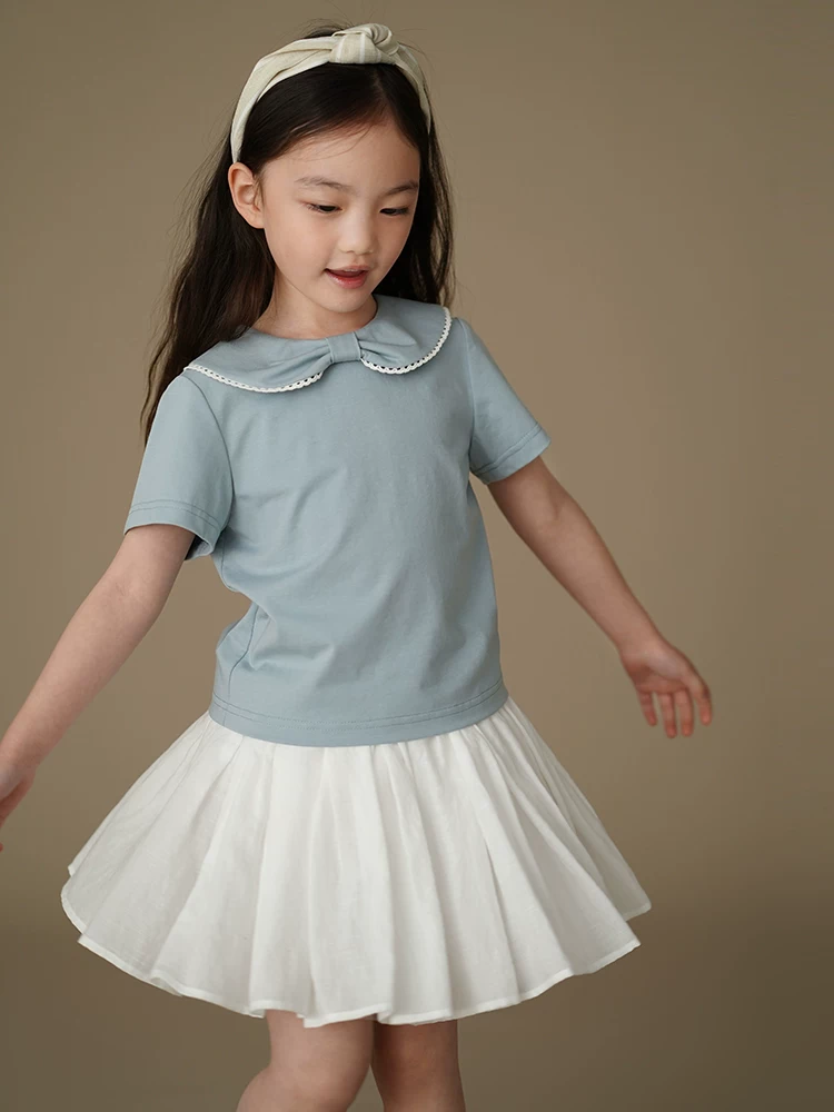 Quần áo mùa hè cho bé gái, váy thoáng mát, váy ngắn công chúa màu trắng, trang phục mùa hè cho bé gái, 25 kiểu mới