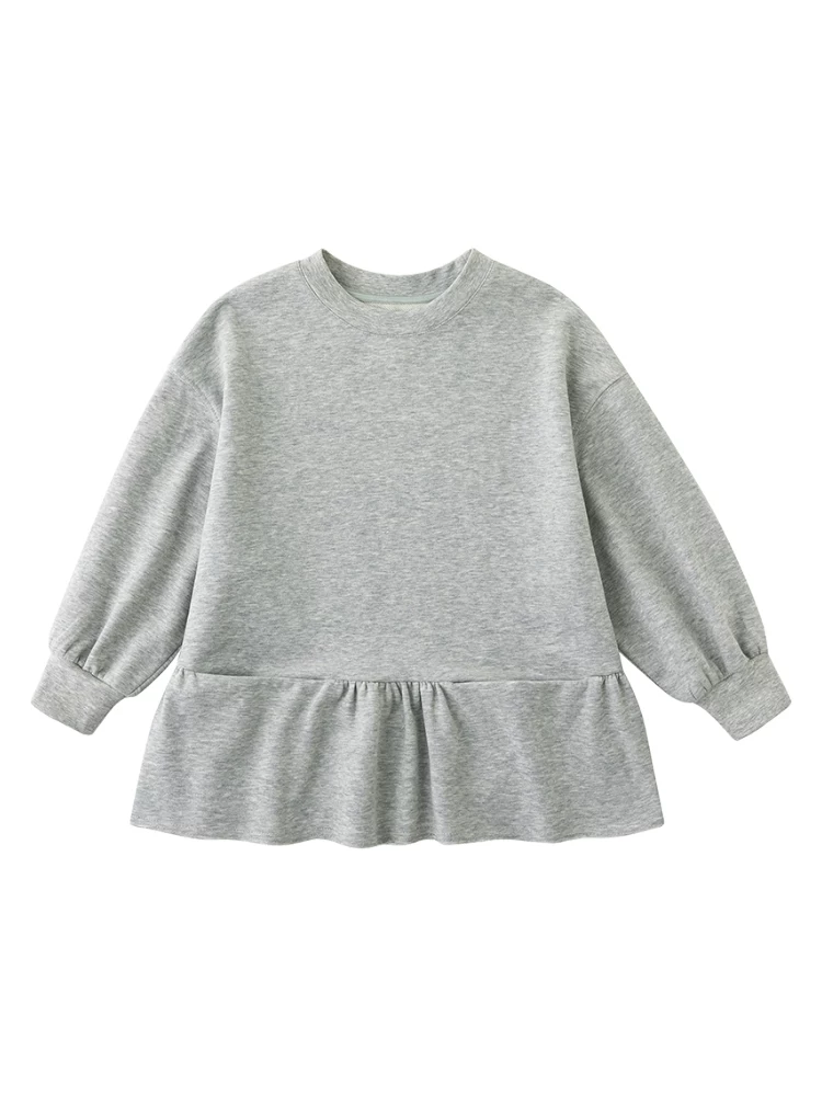Quần áo trẻ em Hazi Áo len trẻ em mùa xuân thu Áo cotton mỏng thân thiện với da Áo khoác bé gái Quần áo mùa xuân bé gái 2025 Phong cách mới