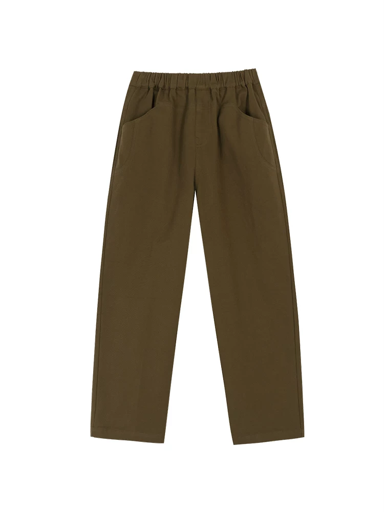 Quần thường ngày mùa thu cho trẻ em, quần ống côn đa năng bằng cotton chải kỹ thân thiện với da, quần cà rốt, quần dài cho bé trai và bé gái