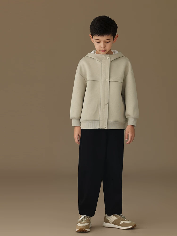 Quần áo trẻ em mùa thu đông cotton lông cừu quần âu trẻ em ấm dày quần jean lưng cao bé trai bé gái