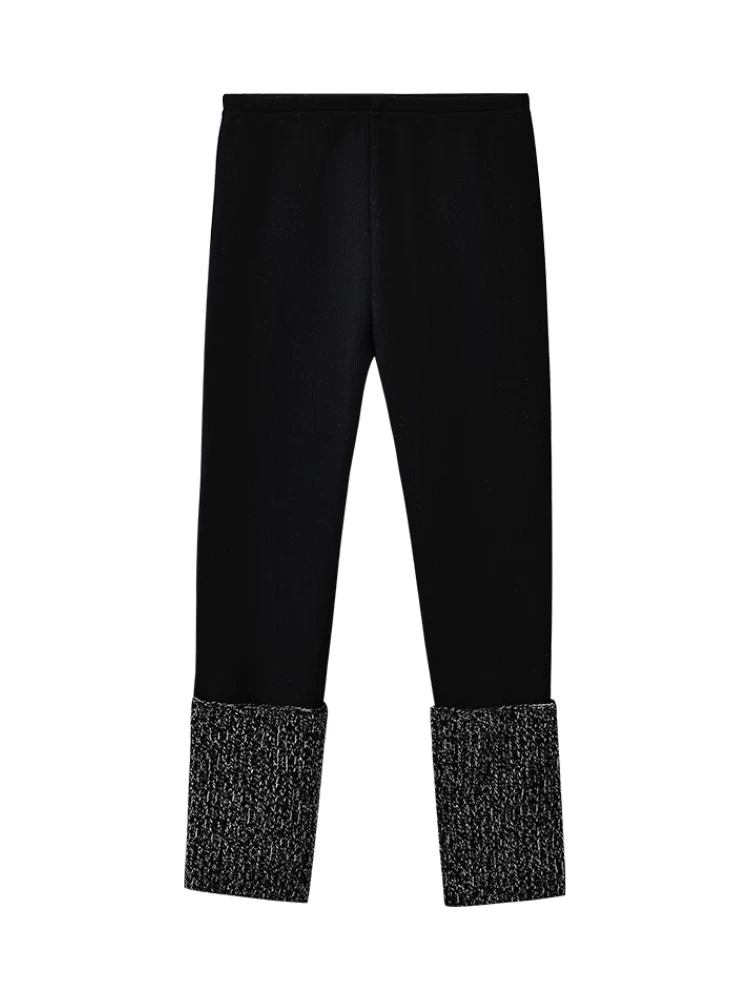 Quần legging thun trẻ em mùa thu đông, quần giữ ấm lót lông, quần yoga bé gái, quần legging dày bé gái